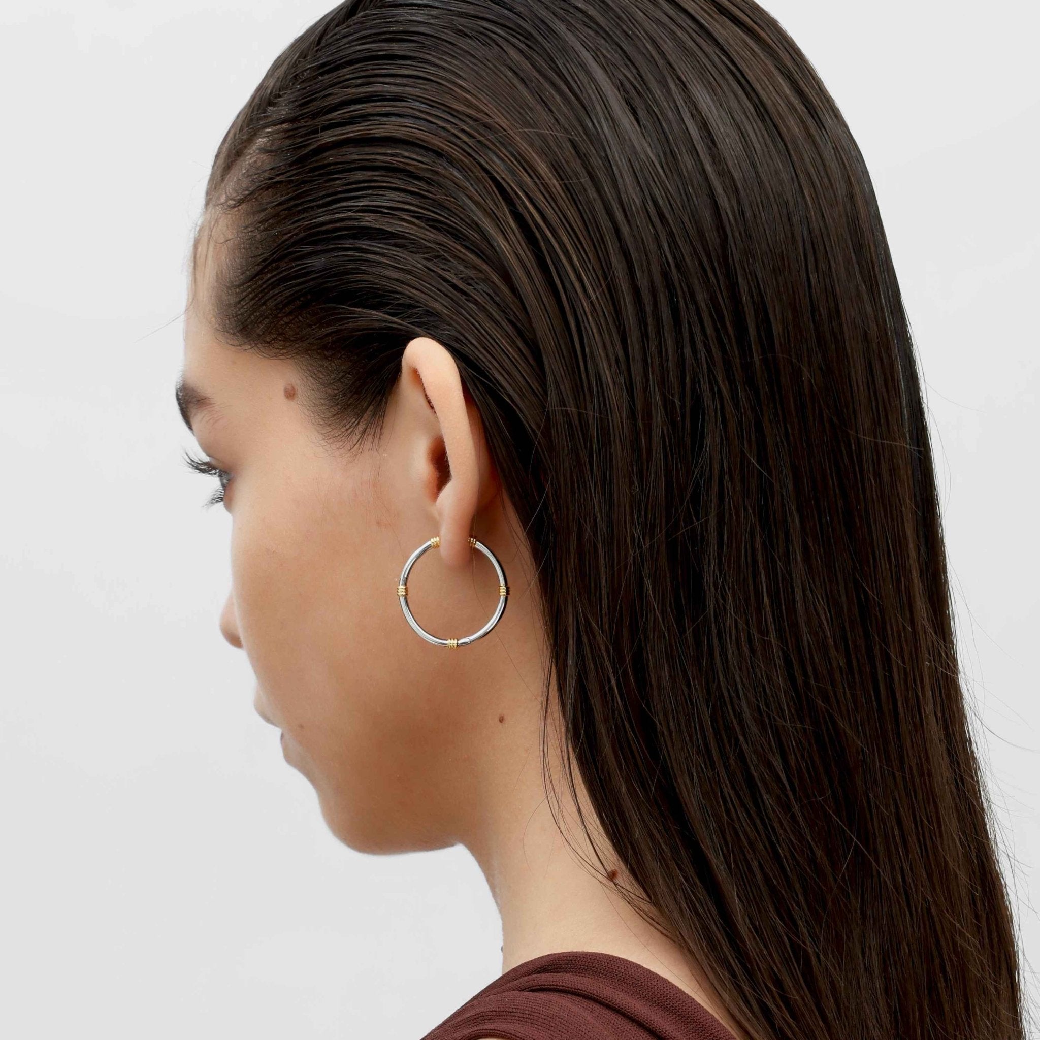 RSNY Simple Roman Earrings - R2137A