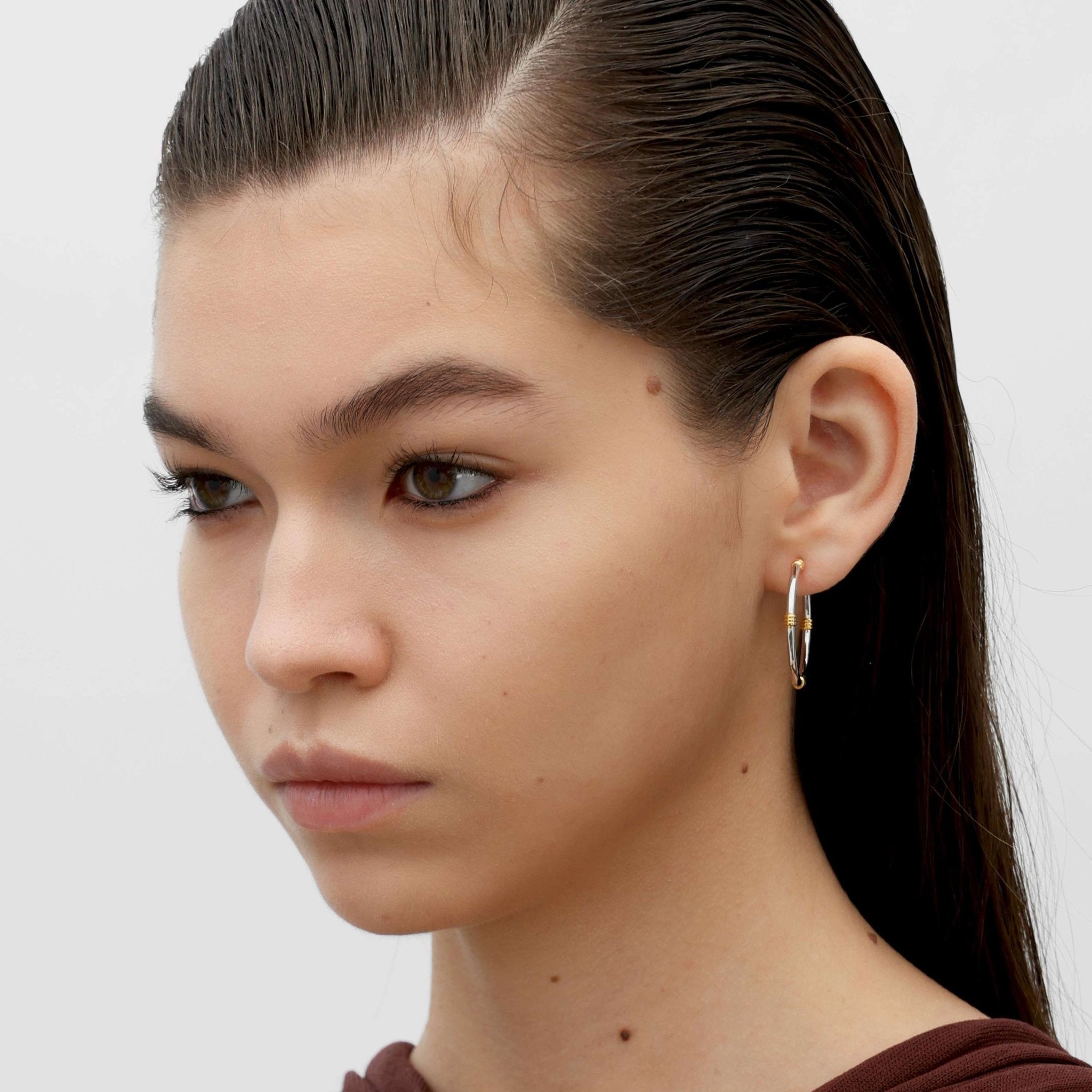 RSNY Simple Roman Earrings - R2137A