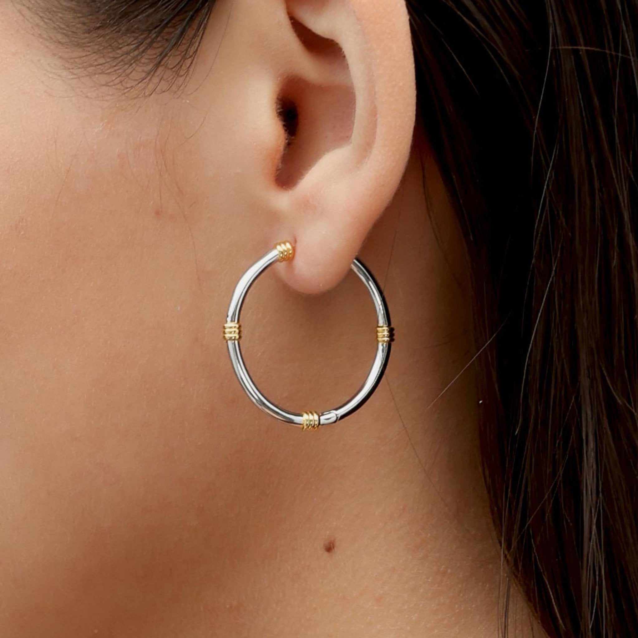 RSNY Simple Roman Earrings - R2137A