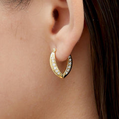 RSNY Simple Roman Earrings - R2149B