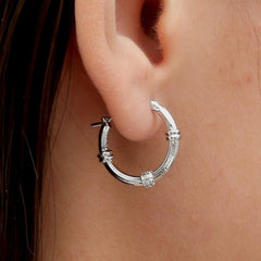 RSNY Simple Roman Earrings - R2154A