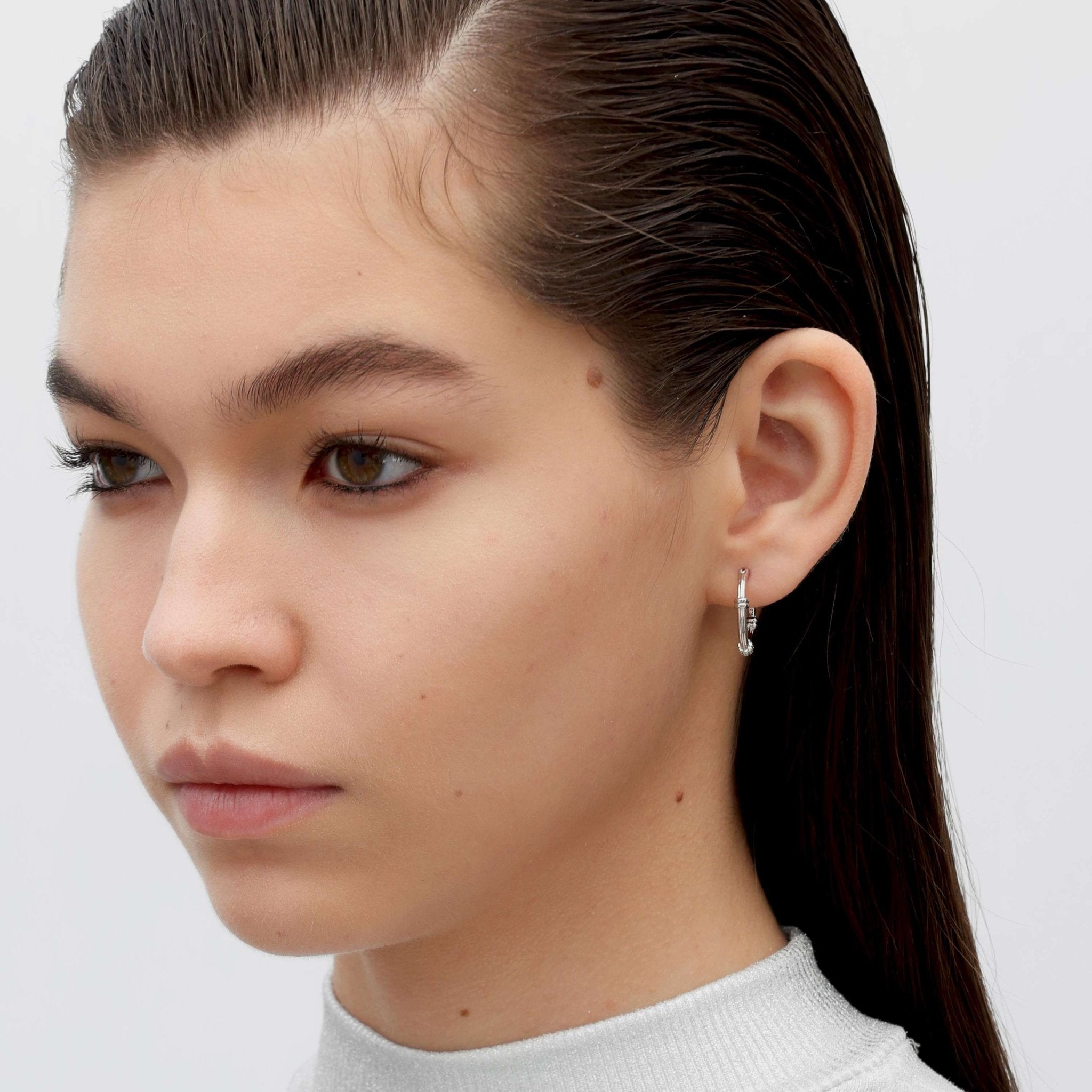 RSNY Simple Roman Earrings - R2154A