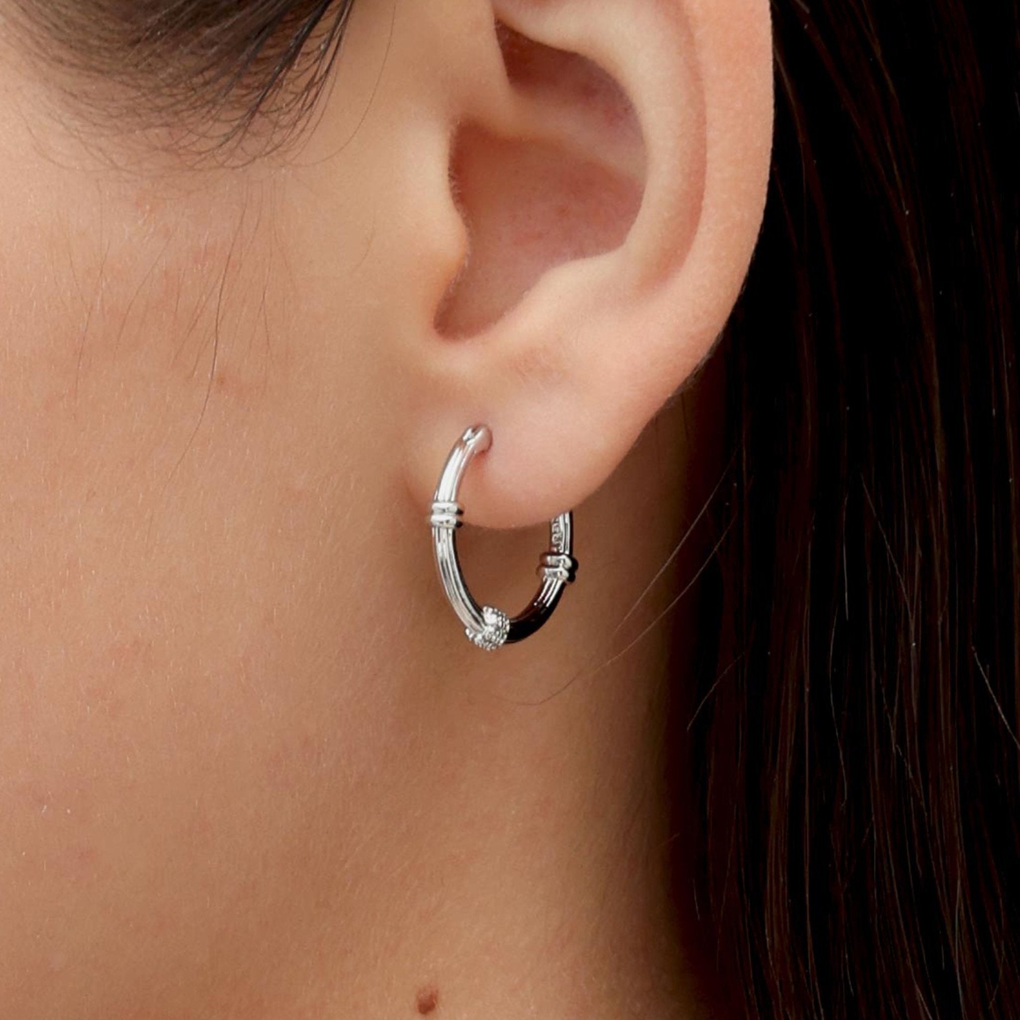 RSNY Simple Roman Earrings - R2154A