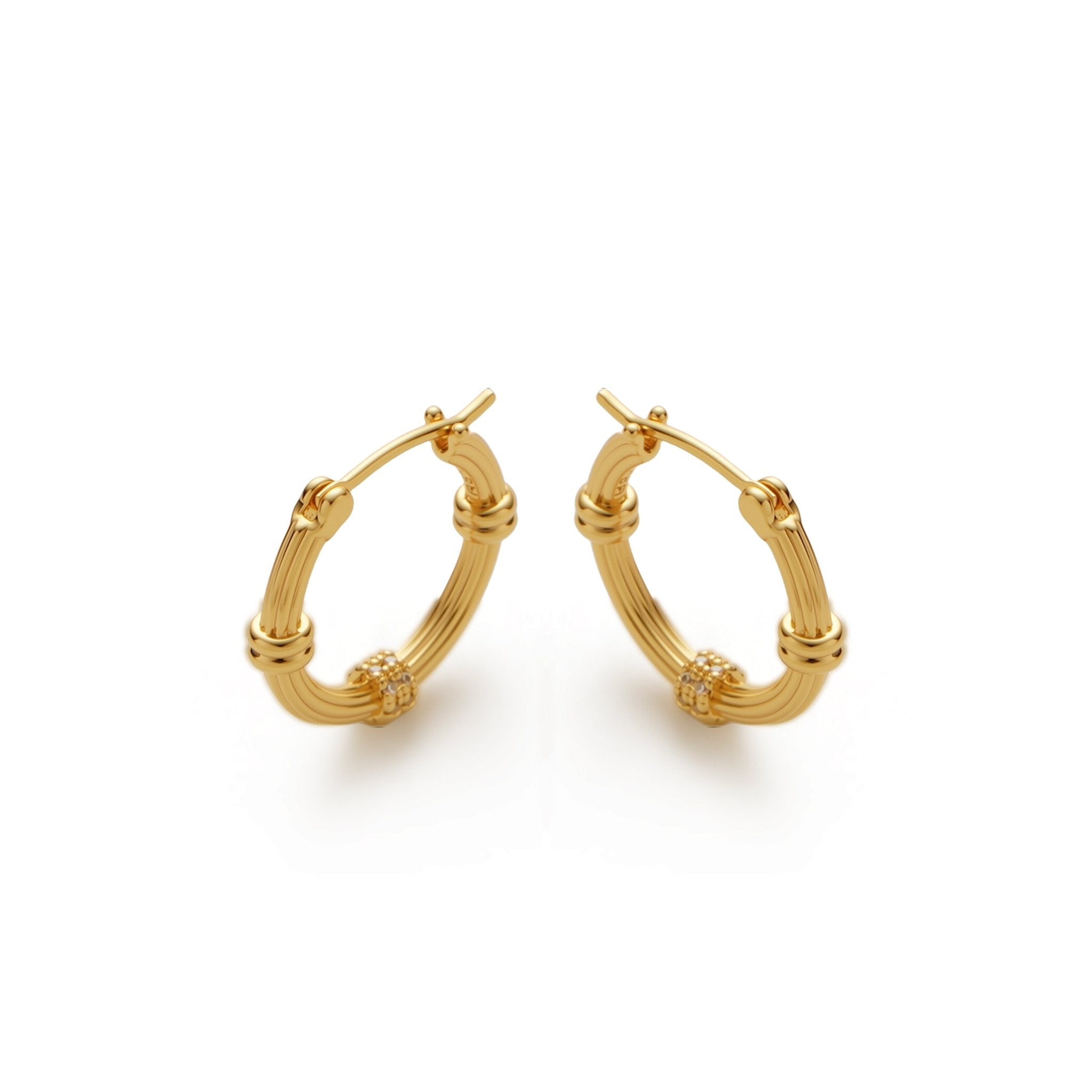 RSNY Simple Roman Earrings - R2154B