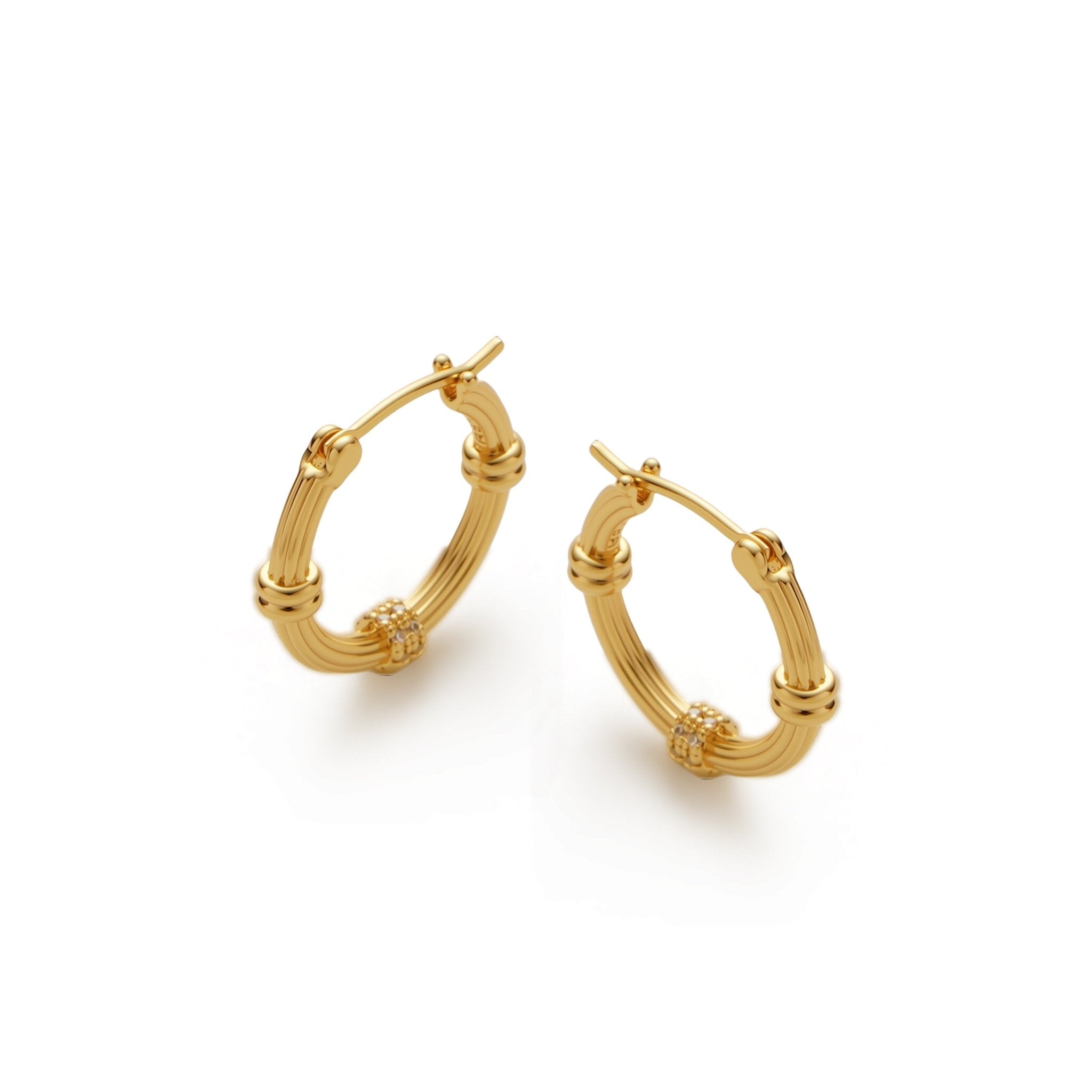 RSNY Simple Roman Earrings - R2154B