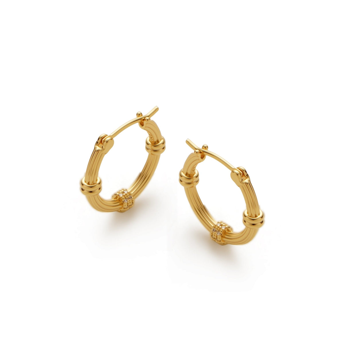 RSNY Simple Roman Earrings - R2154B