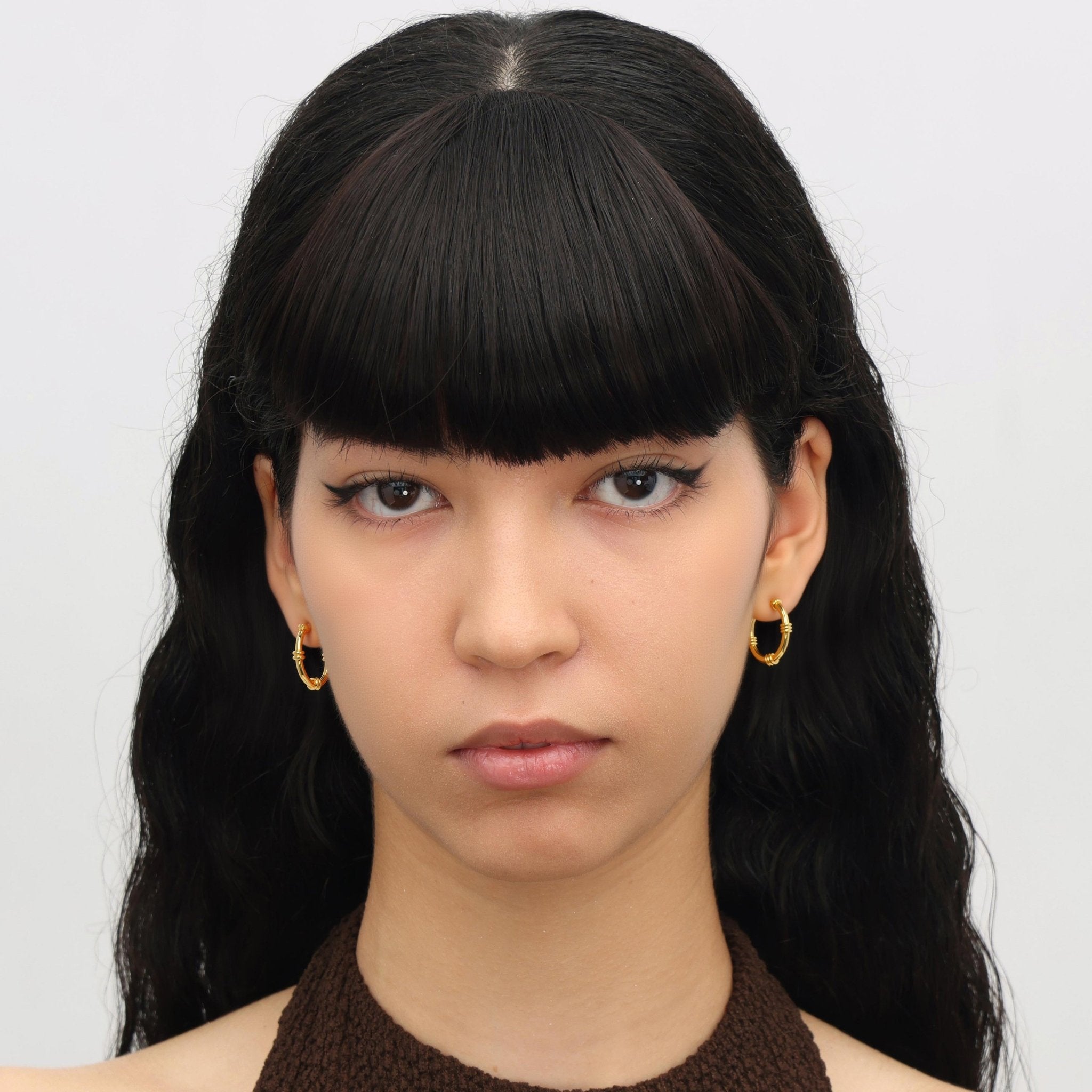 RSNY Simple Roman Earrings - R2154B