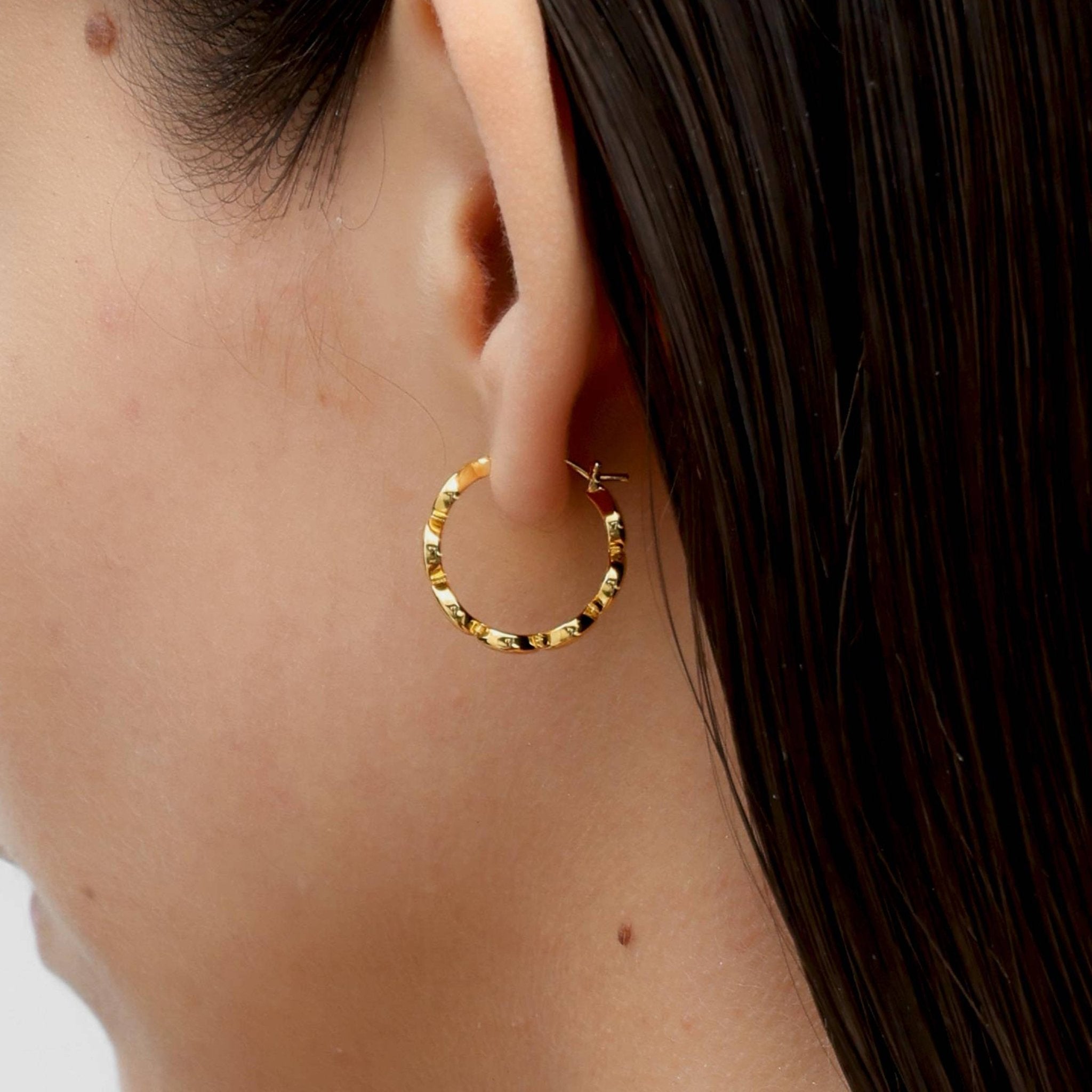 RSNY simple styling earrings - R2105B