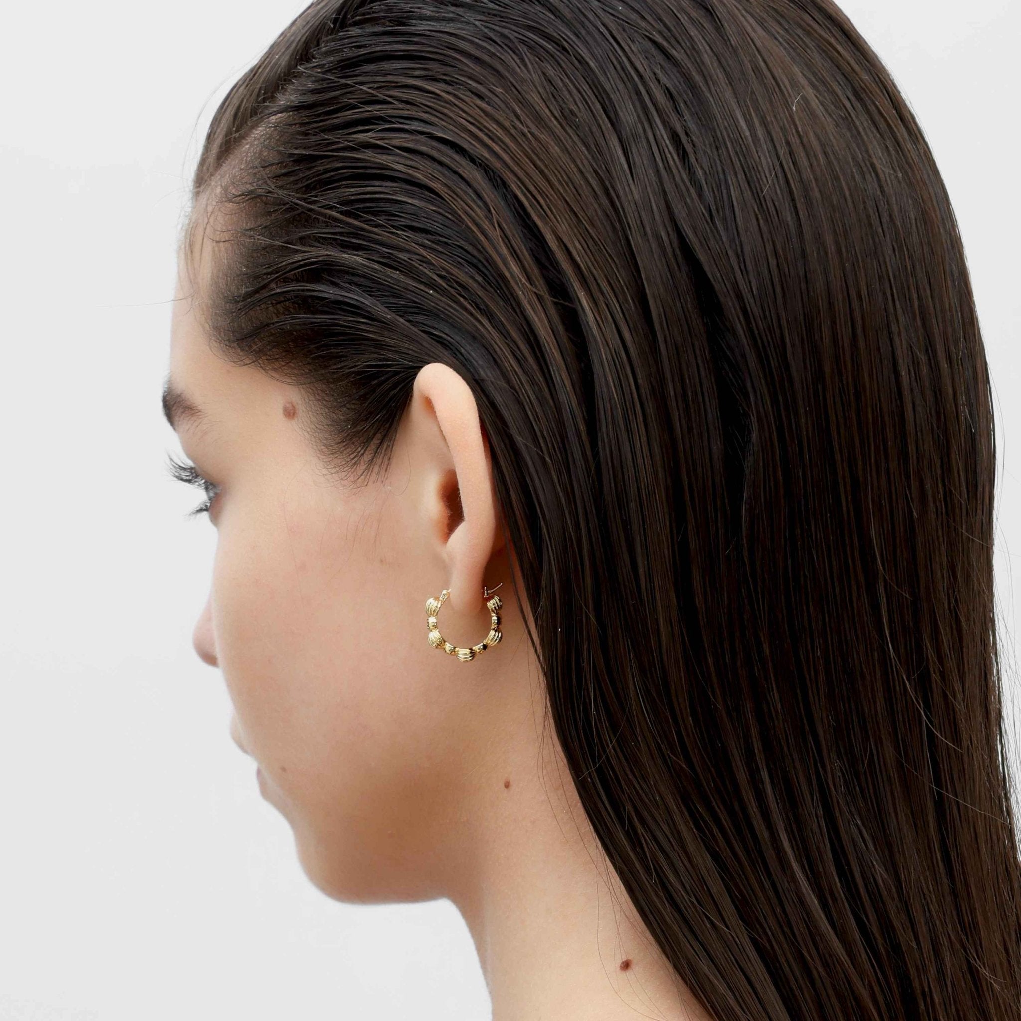 RSNY simple styling earrings - R2148B