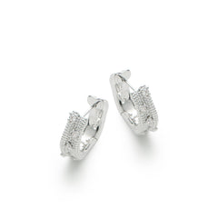 RSNY special - shaped double - ring earrings - R2180A