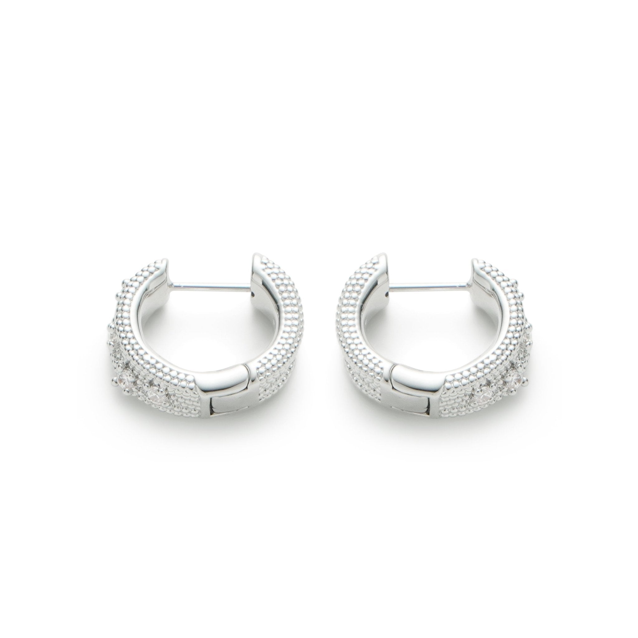 RSNY special - shaped double - ring earrings - R2180A