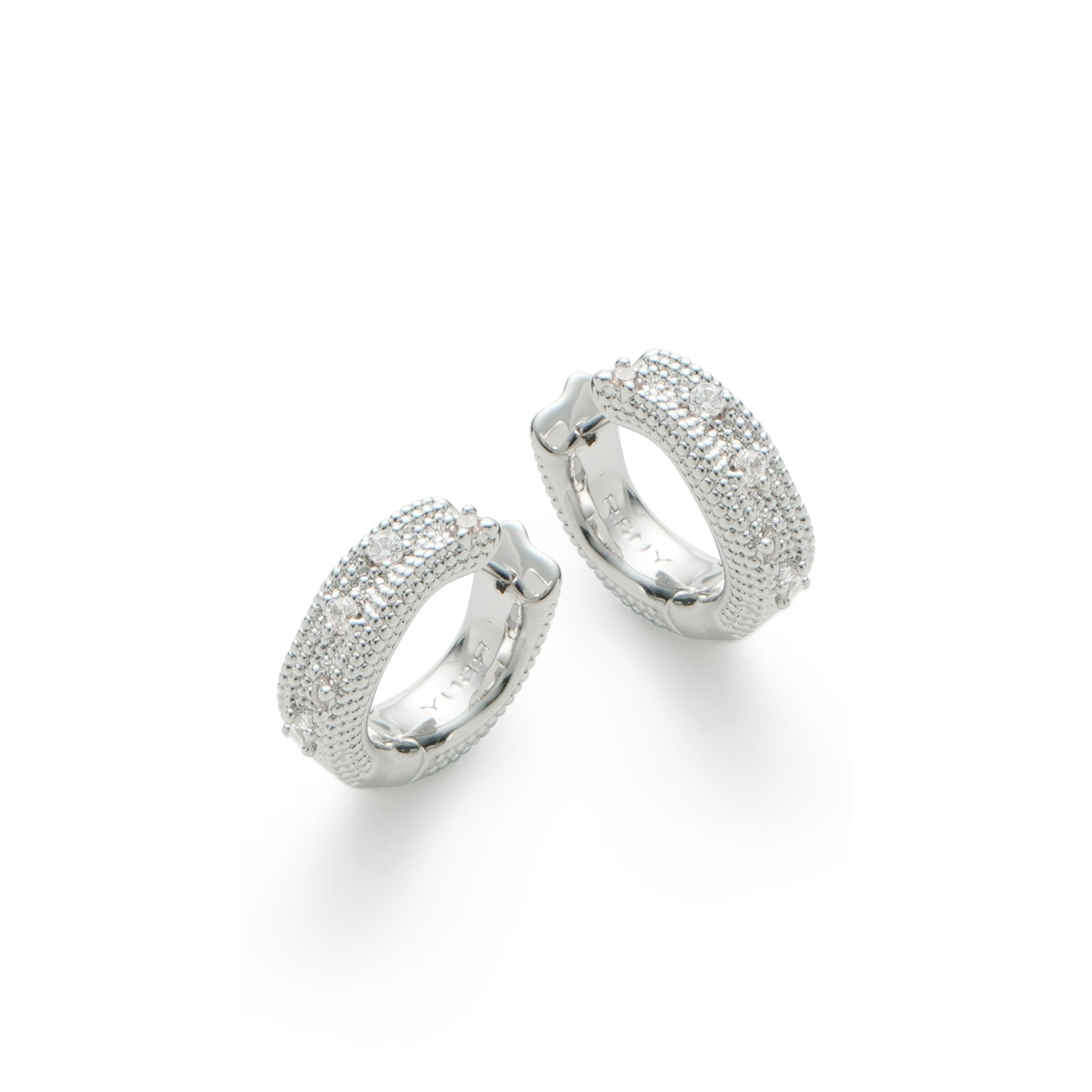 RSNY special - shaped double - ring earrings - R2180A