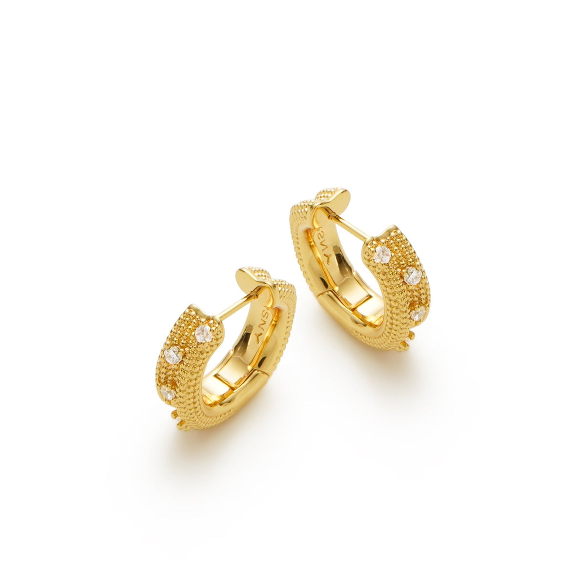 RSNY special - shaped double - ring earrings - R2180B