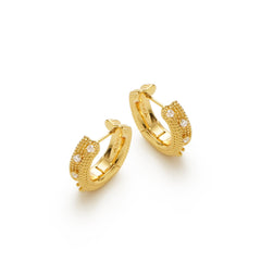 RSNY special - shaped double - ring earrings - R2180B