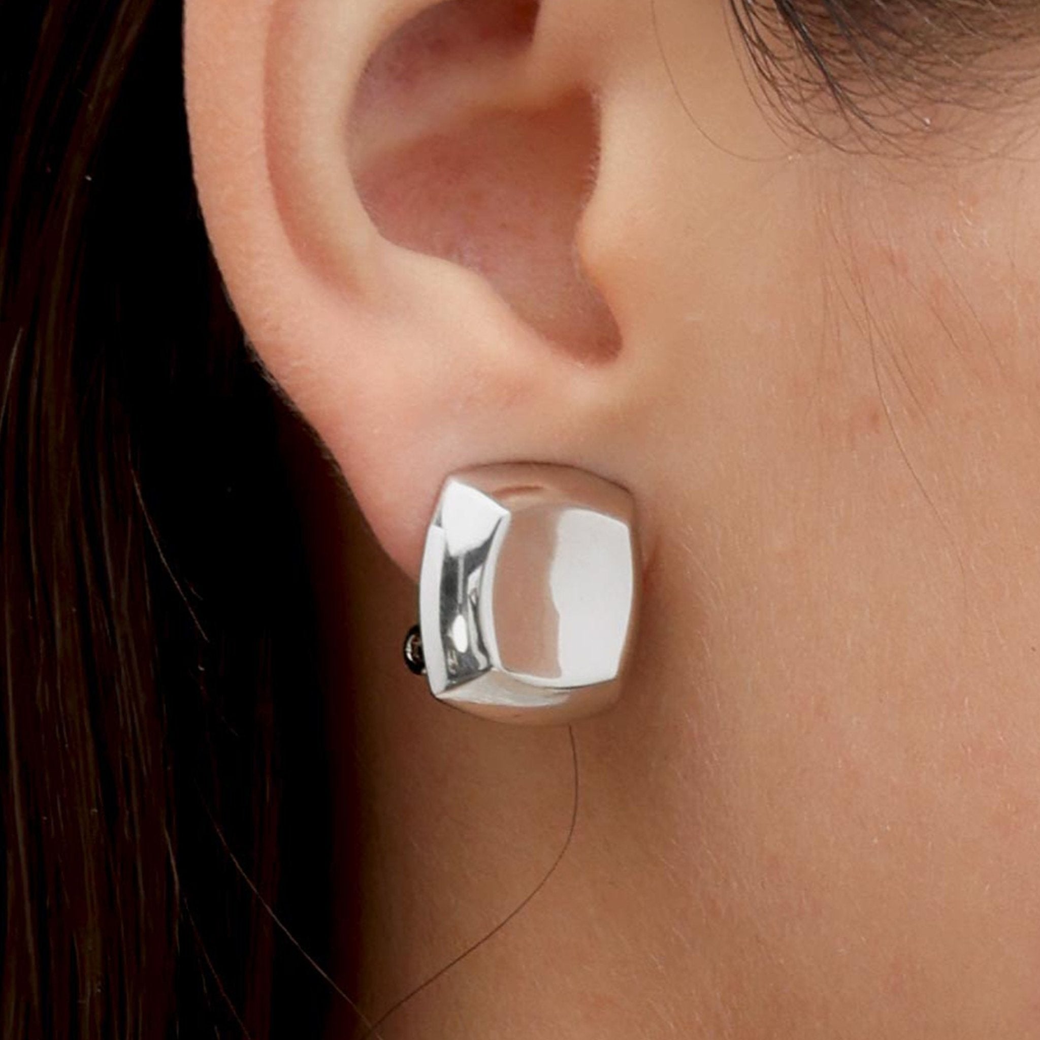 RSNY square diamond stud earrings - R2072A