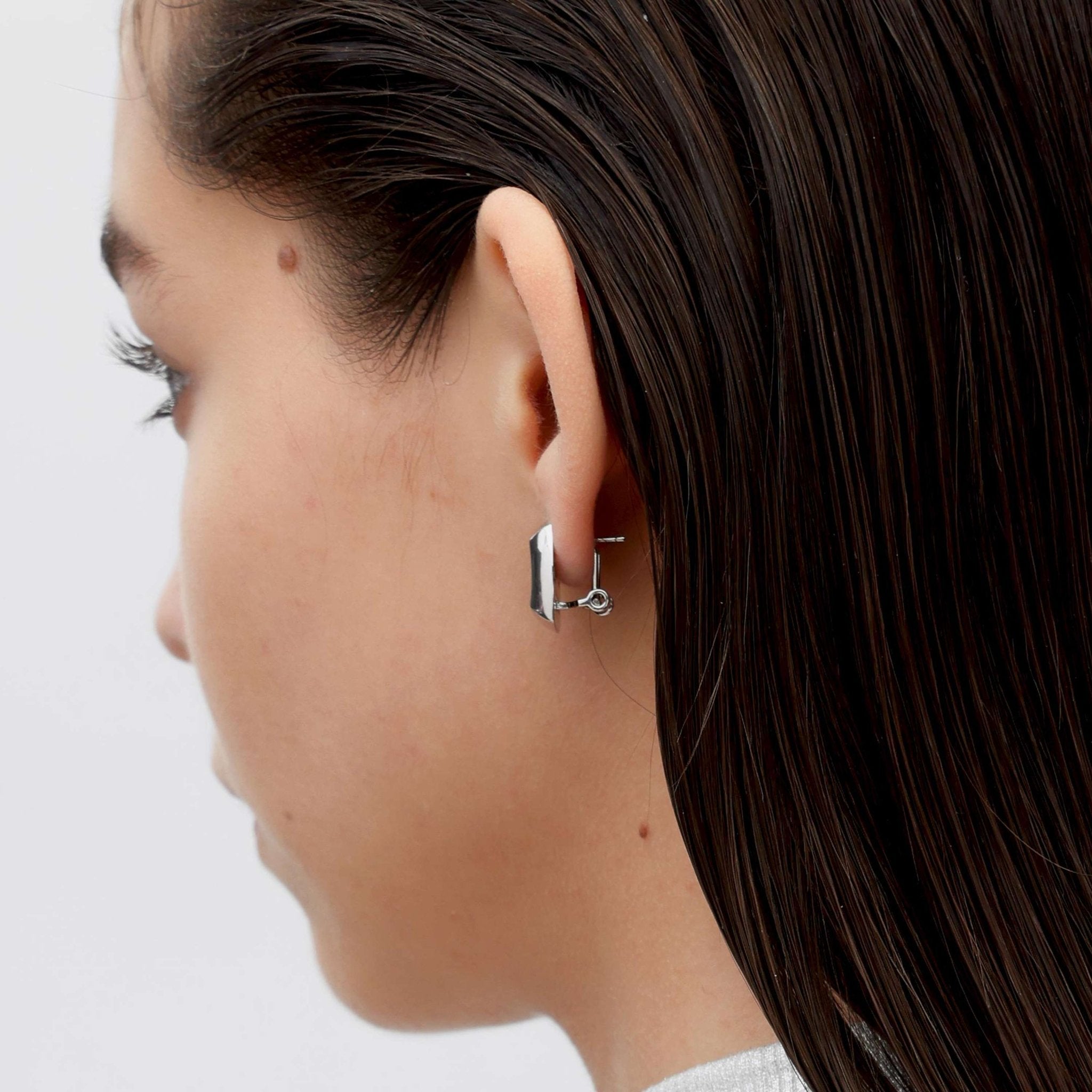 RSNY square diamond stud earrings - R2072A