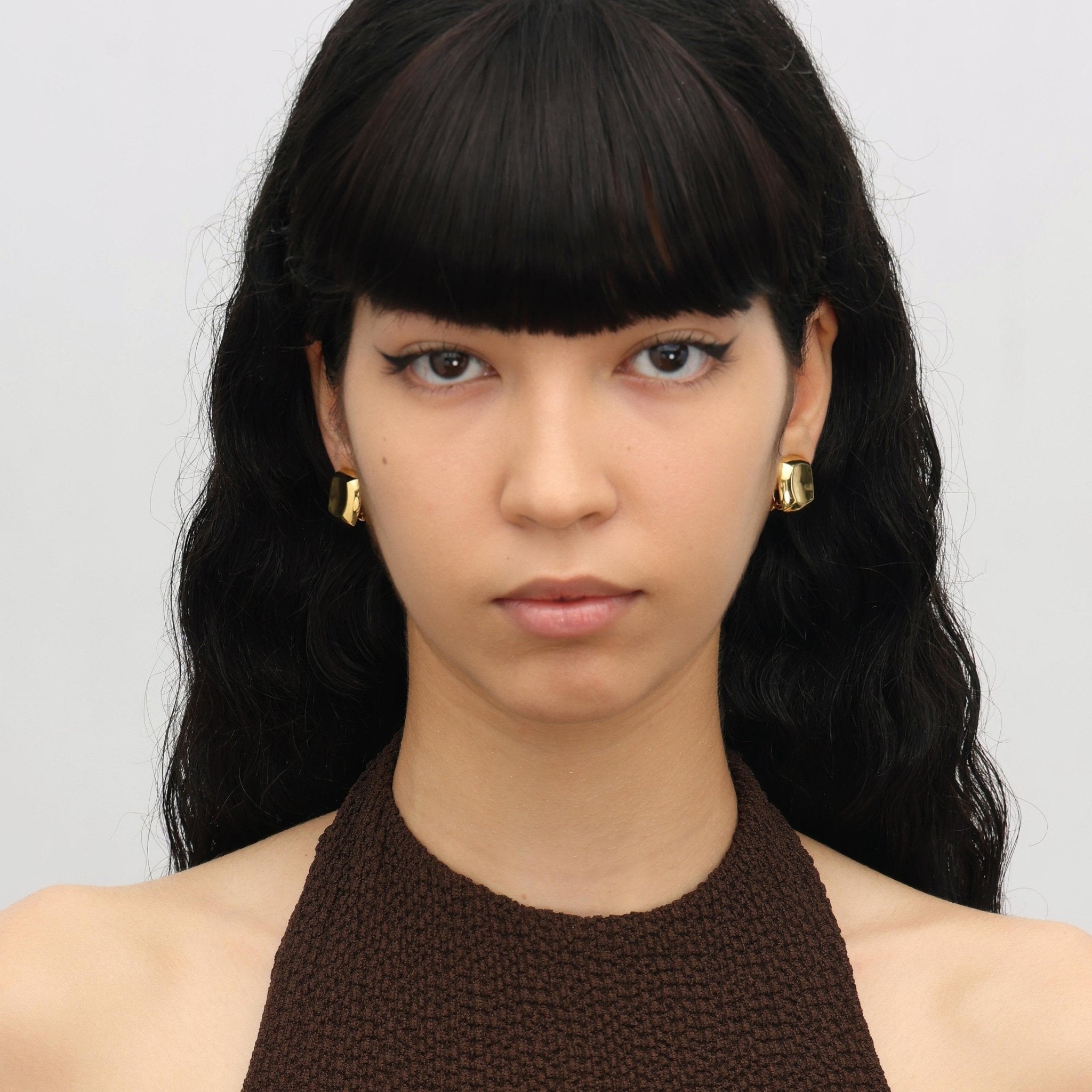 RSNY square diamond stud earrings - R2072B