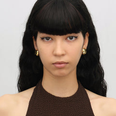 RSNY square diamond stud earrings - R2072B