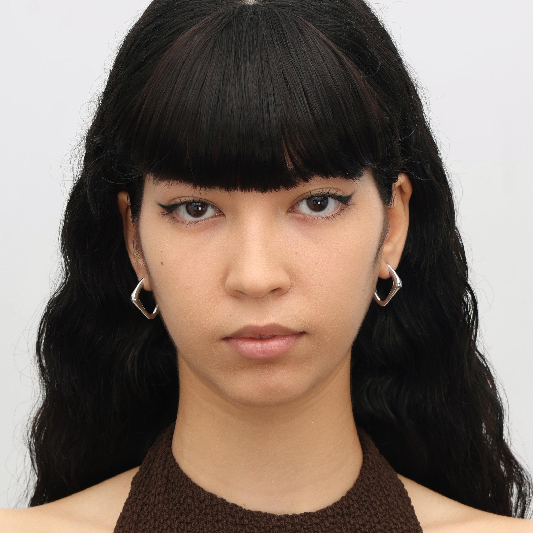 RSNY Square Geometric Earrings - R2056A