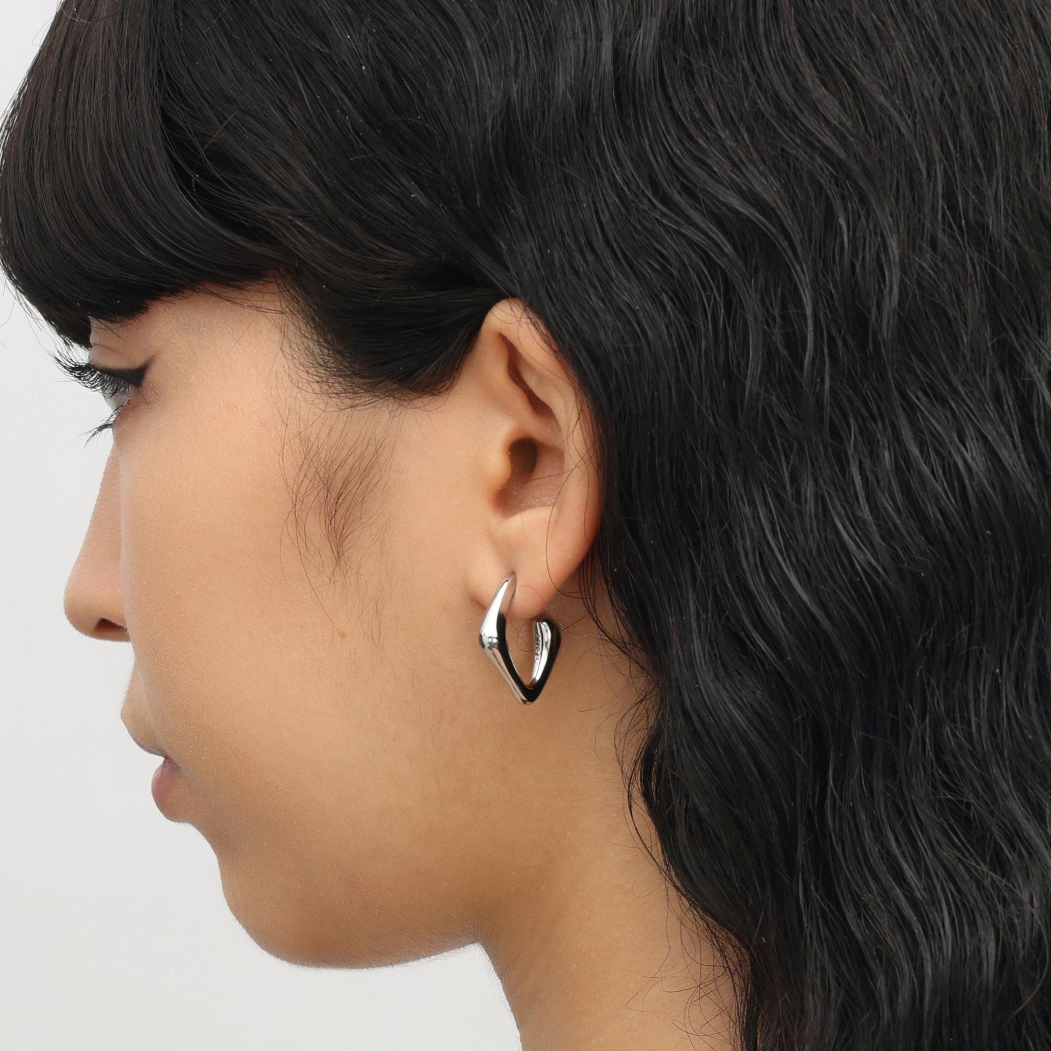 RSNY Square Geometric Earrings - R2056A
