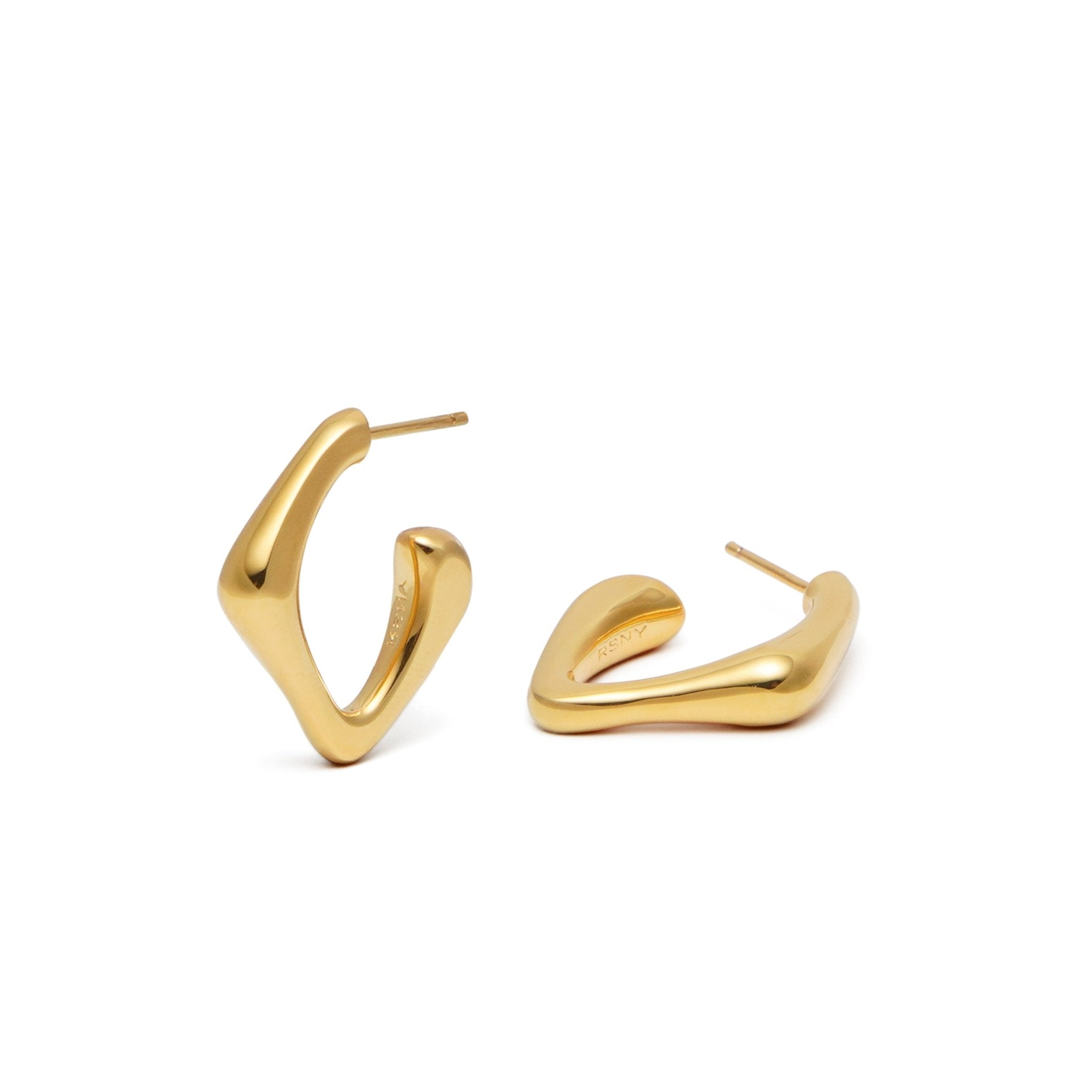 RSNY Square Geometric Earrings - R2056B