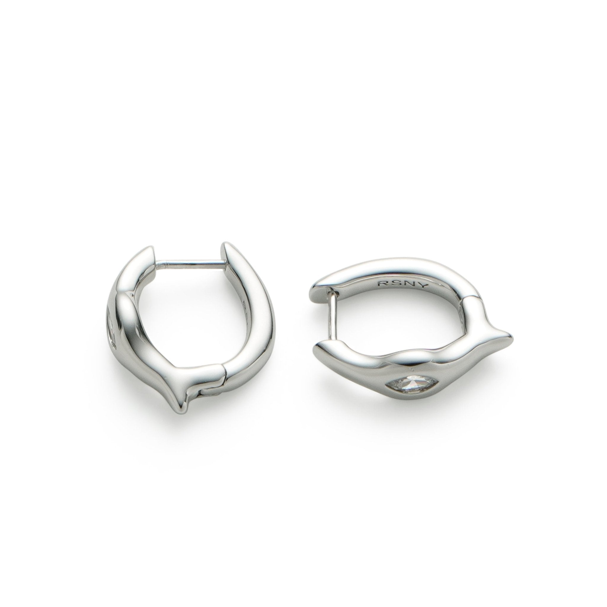 RSNY streamlined earrings - R2176A