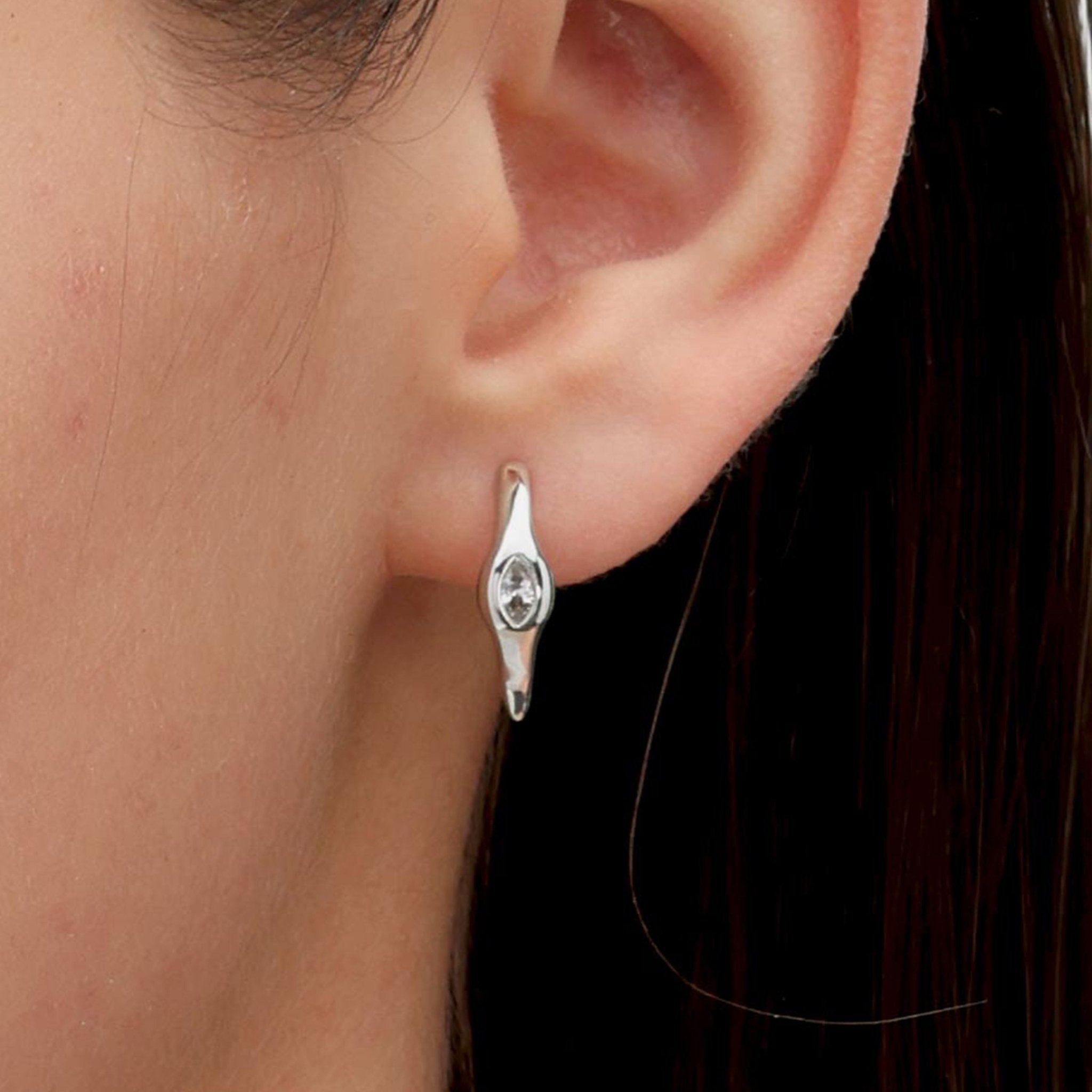 RSNY streamlined earrings - R2176A