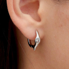 RSNY streamlined earrings - R2176A
