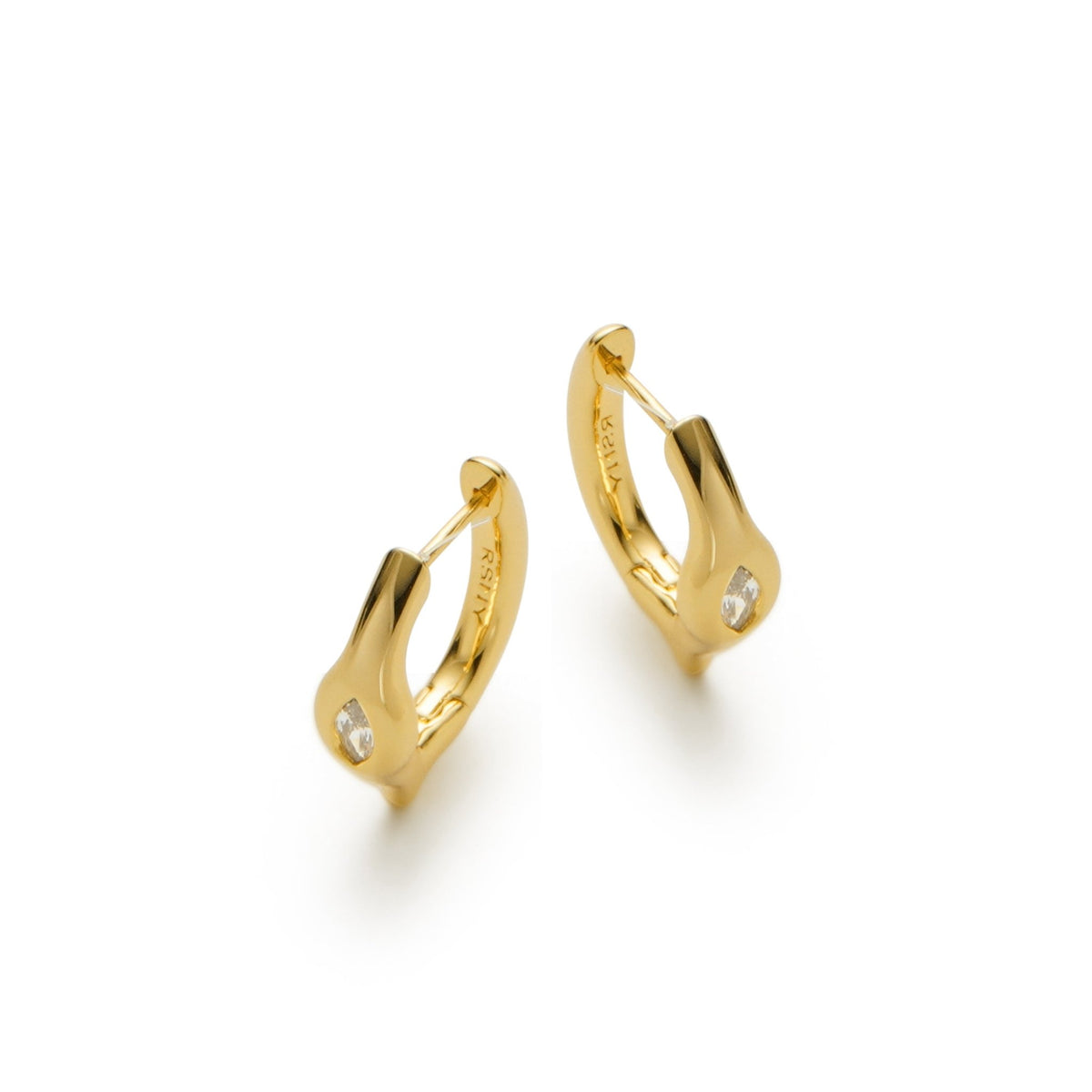 RSNY streamlined earrings - R2176B