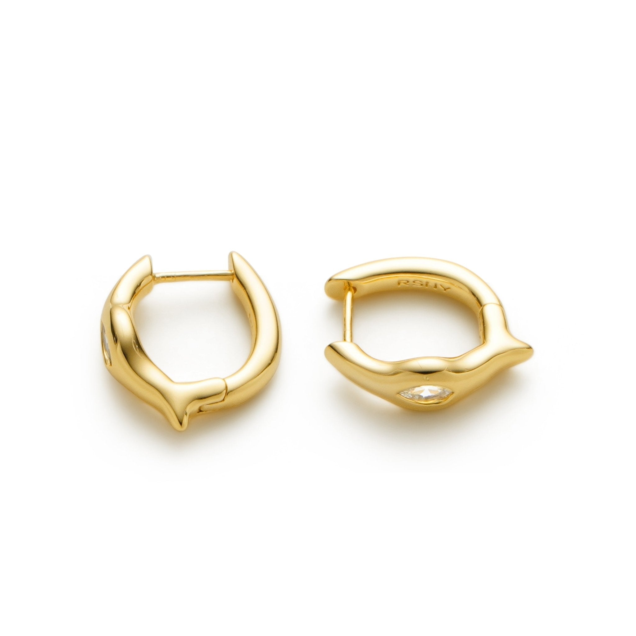 RSNY streamlined earrings - R2176B