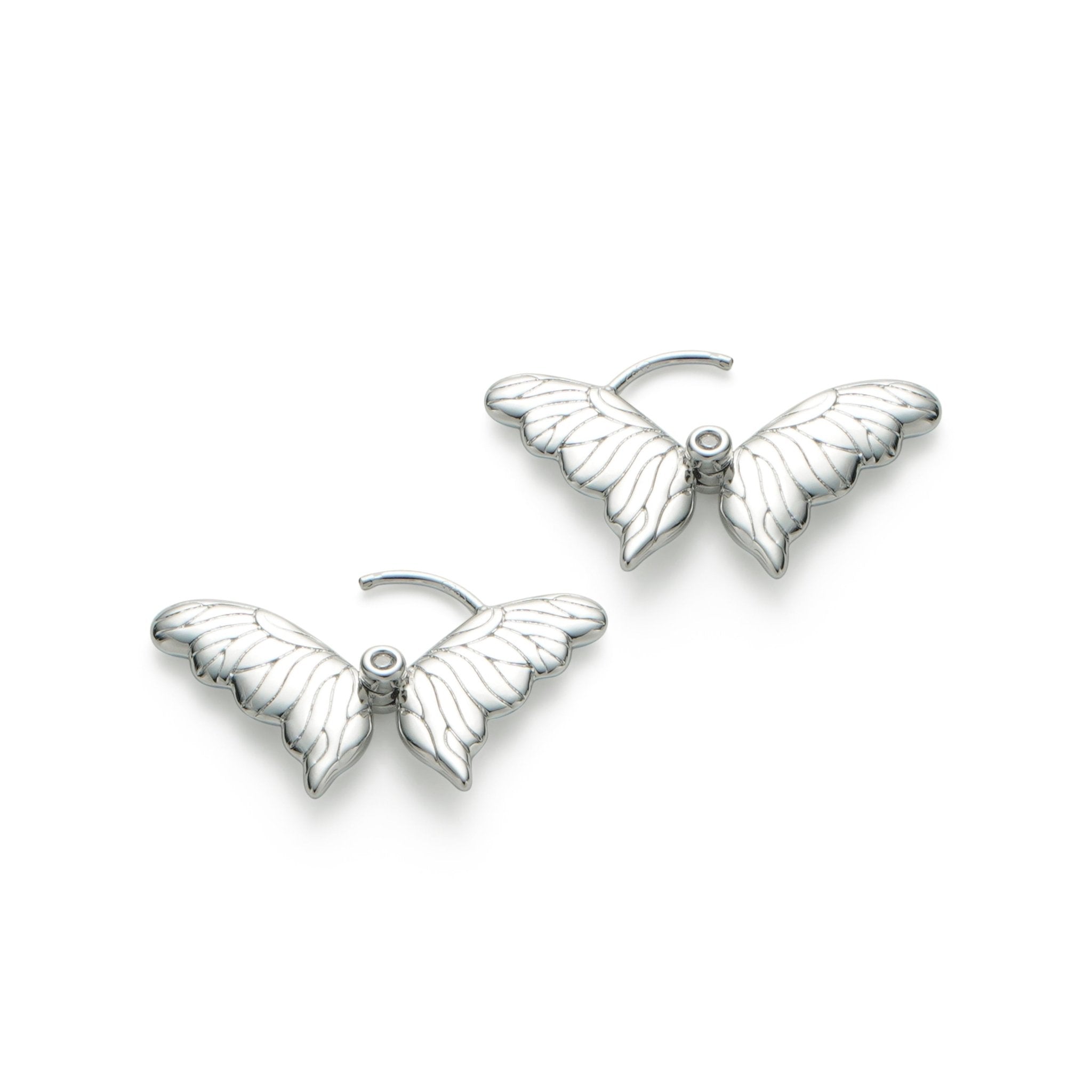 RSNY Textured Butterfly Earrings - R2175A