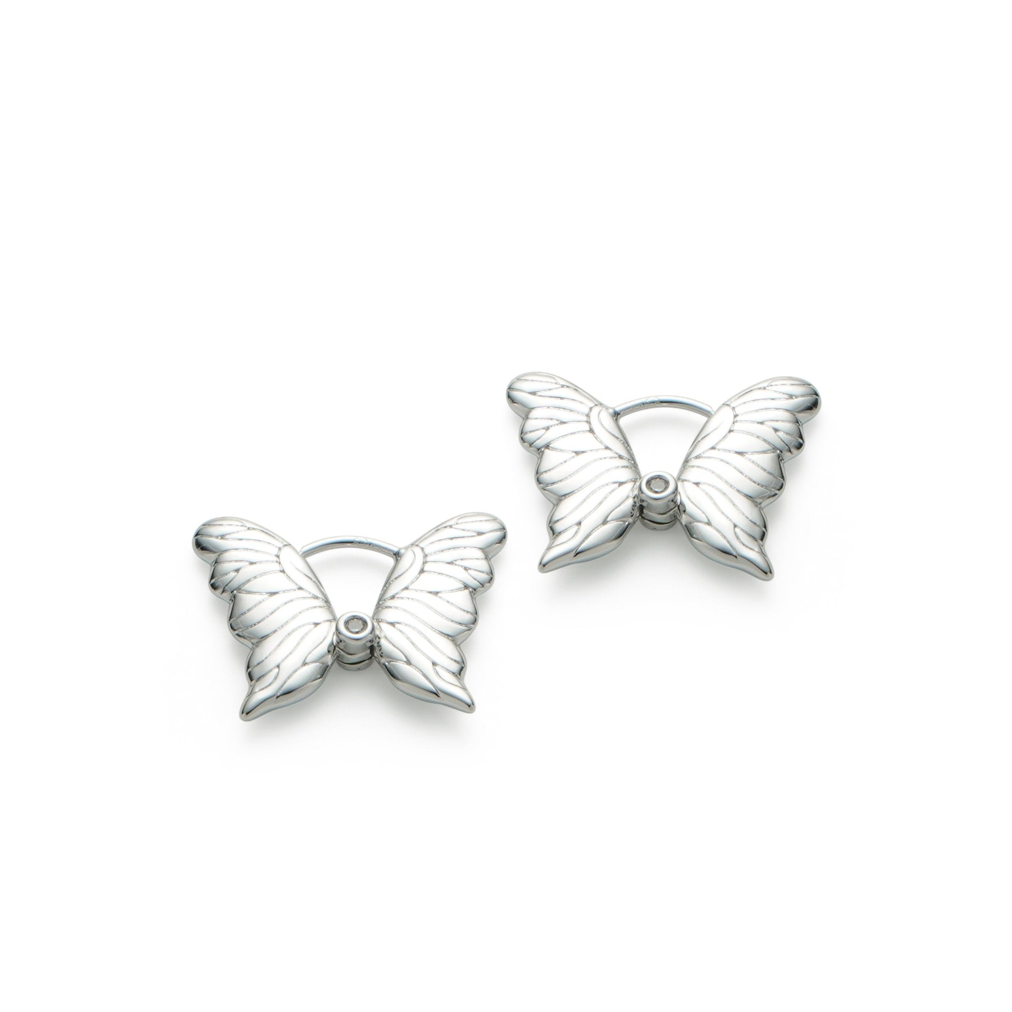 RSNY Textured Butterfly Earrings - R2175A