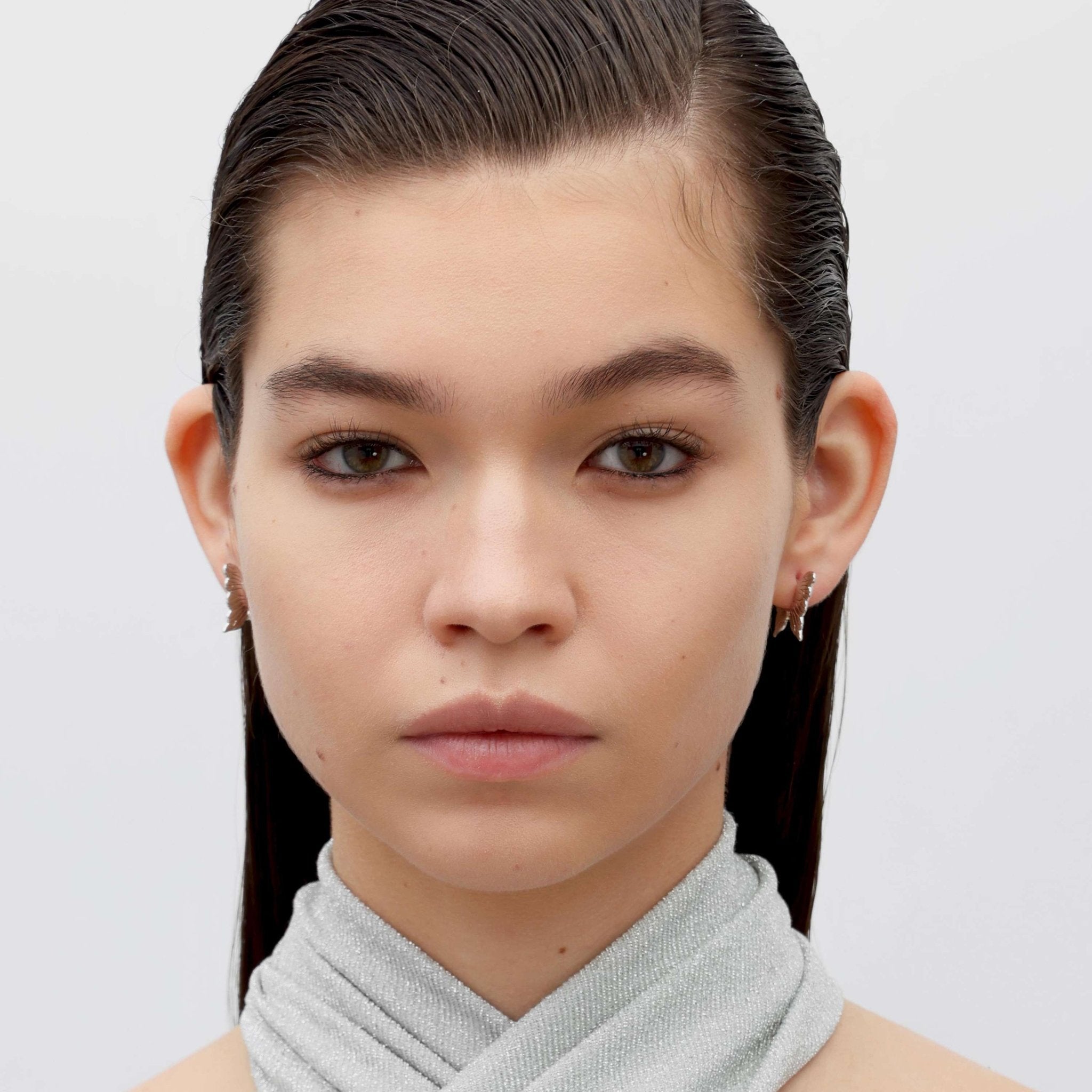 RSNY Textured Butterfly Earrings - R2175A