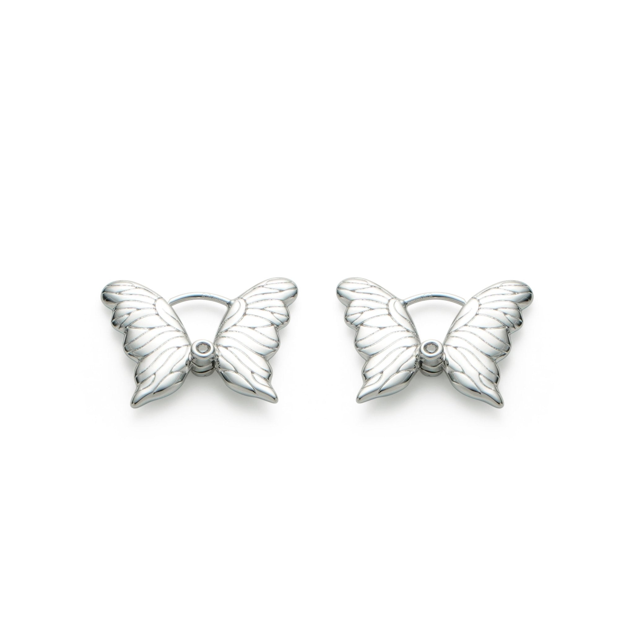 RSNY Textured Butterfly Earrings - R2175A