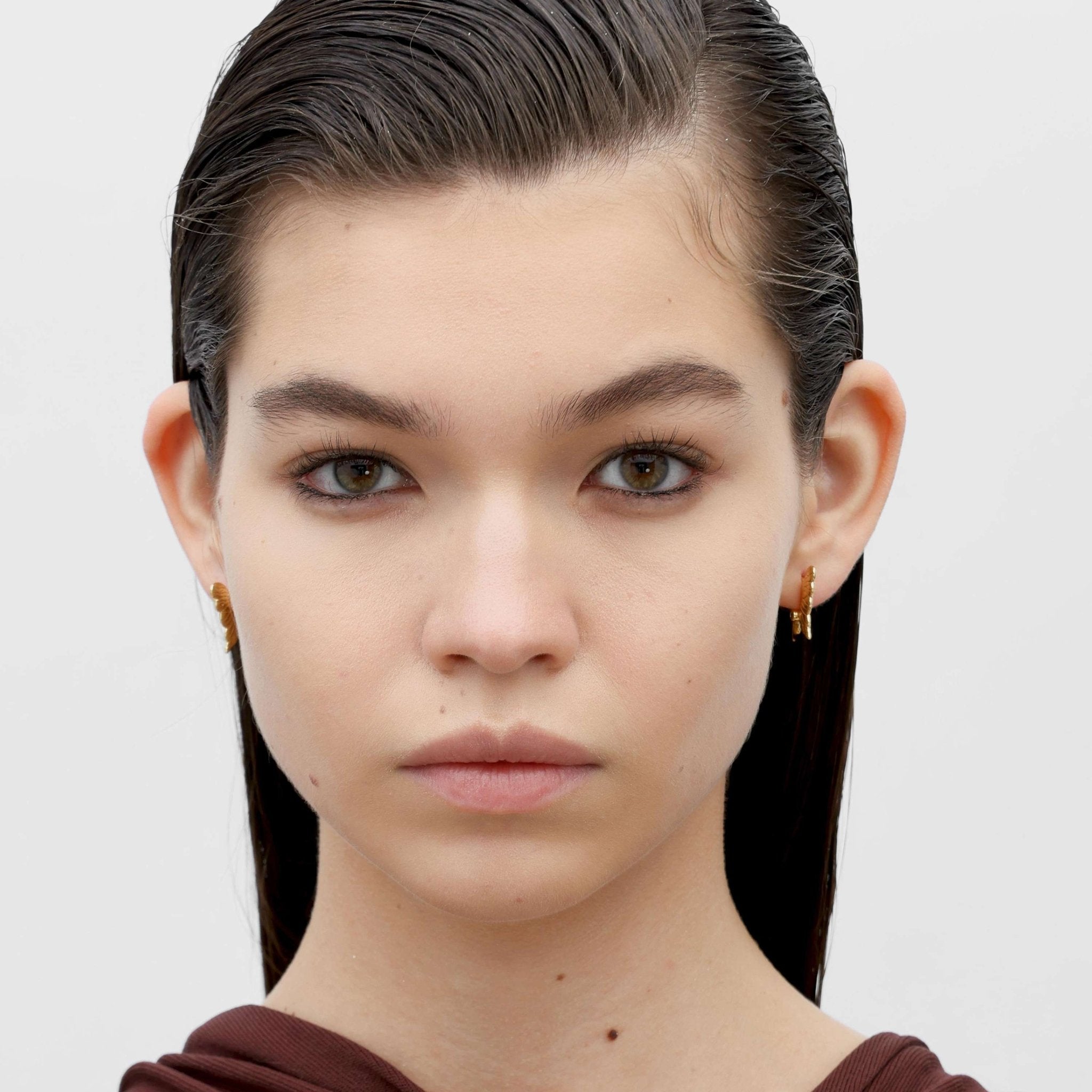 RSNY Textured Butterfly Earrings - R2175B