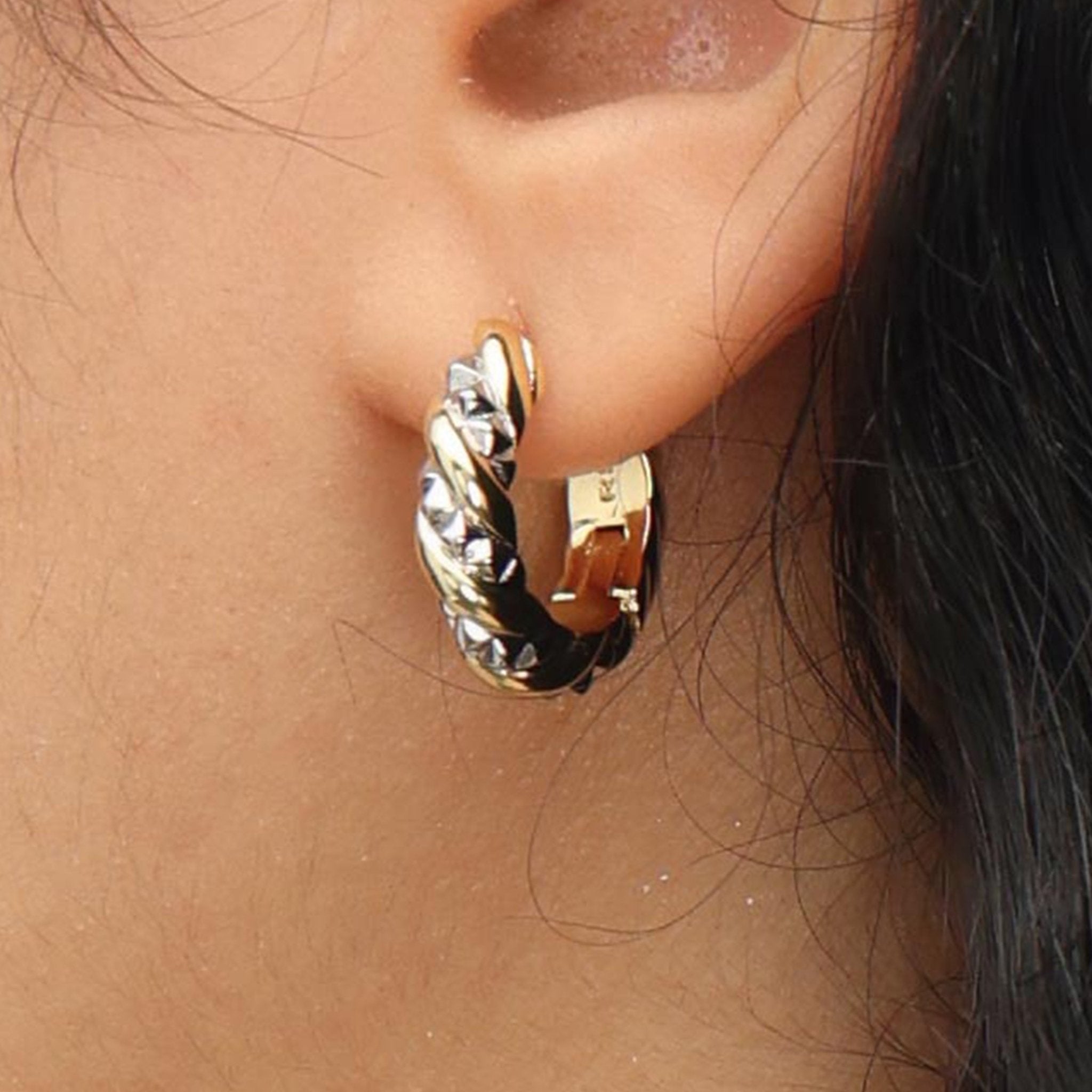 RSNY thick double strand earrings - R2043A