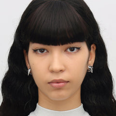 RSNY three - dimensional drill stud earrings - R2088A