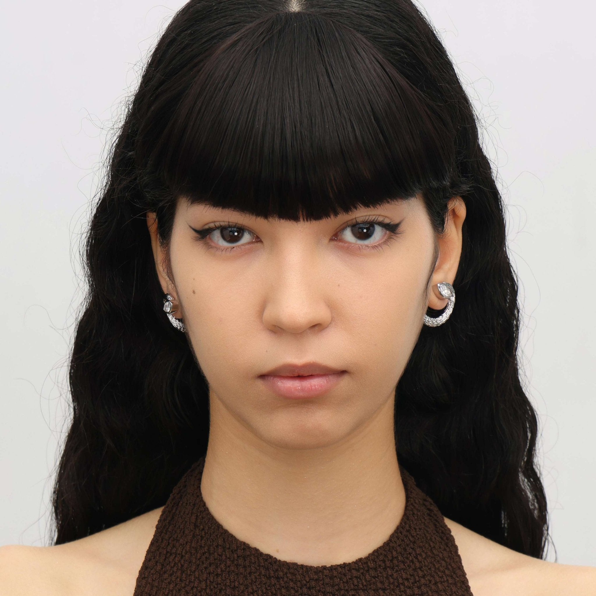 RSNY Vintage Textured Earrings - R2134A