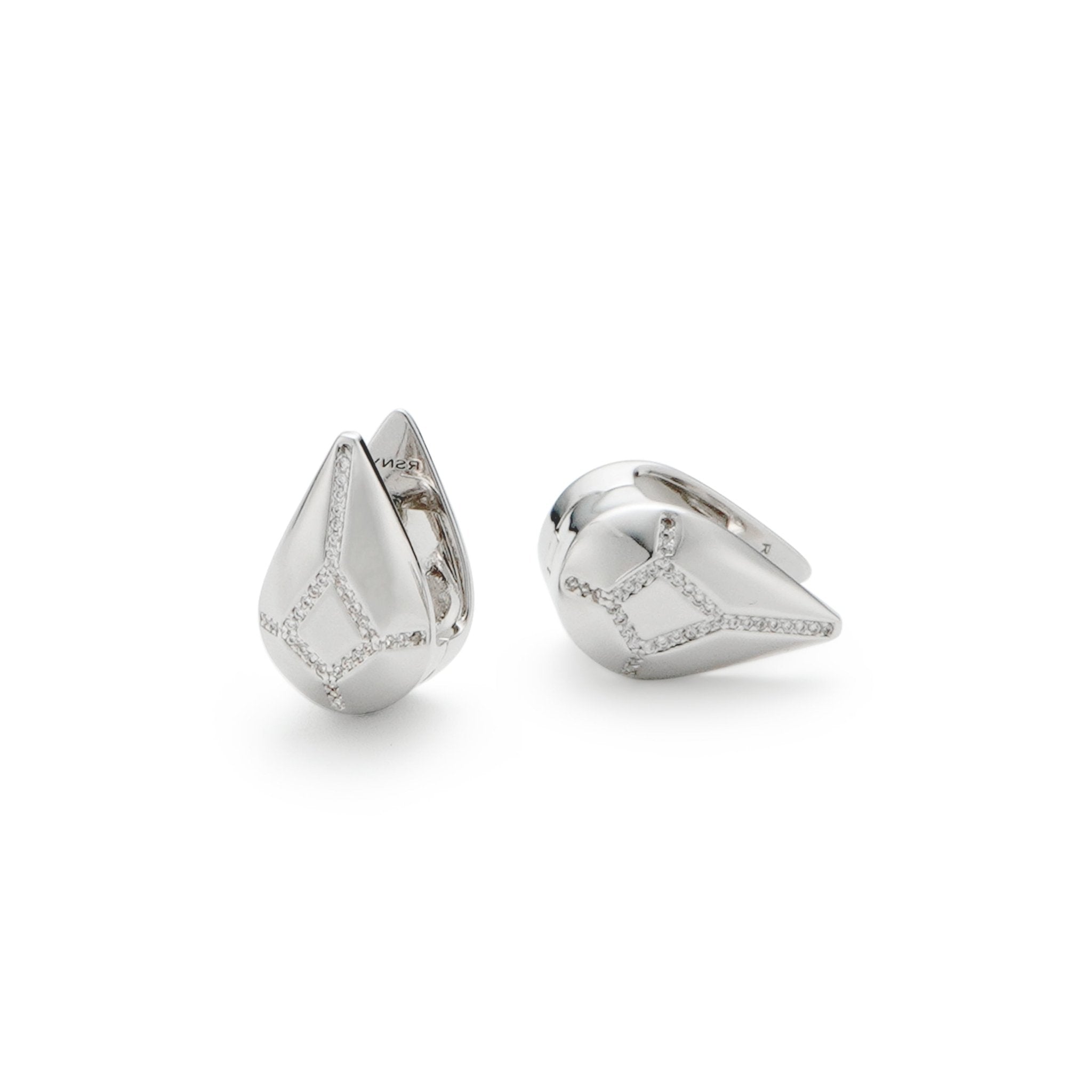 RSNY Water Drop Diamond Stud Earrings - R2112A
