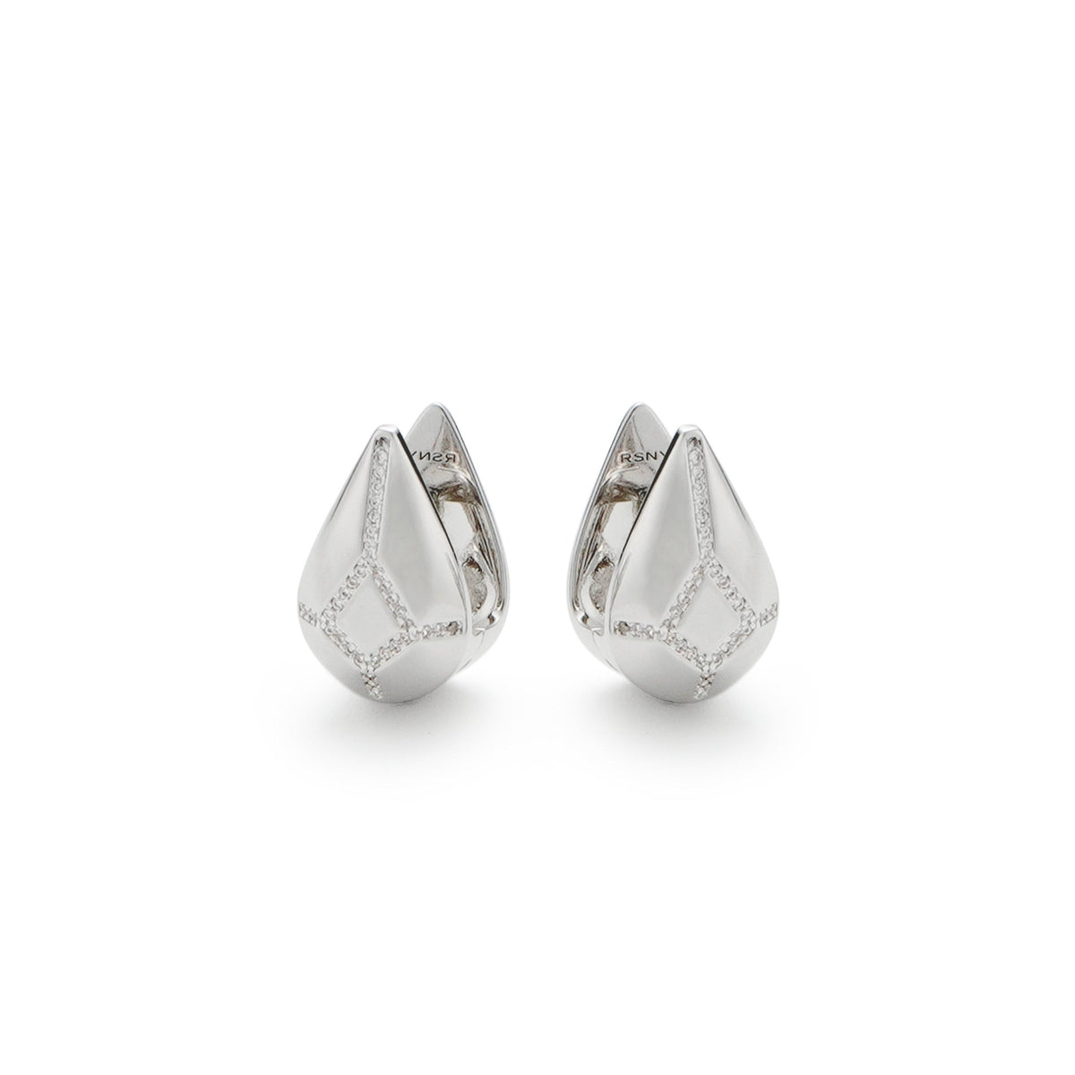 RSNY Water Drop Diamond Stud Earrings - R2112A