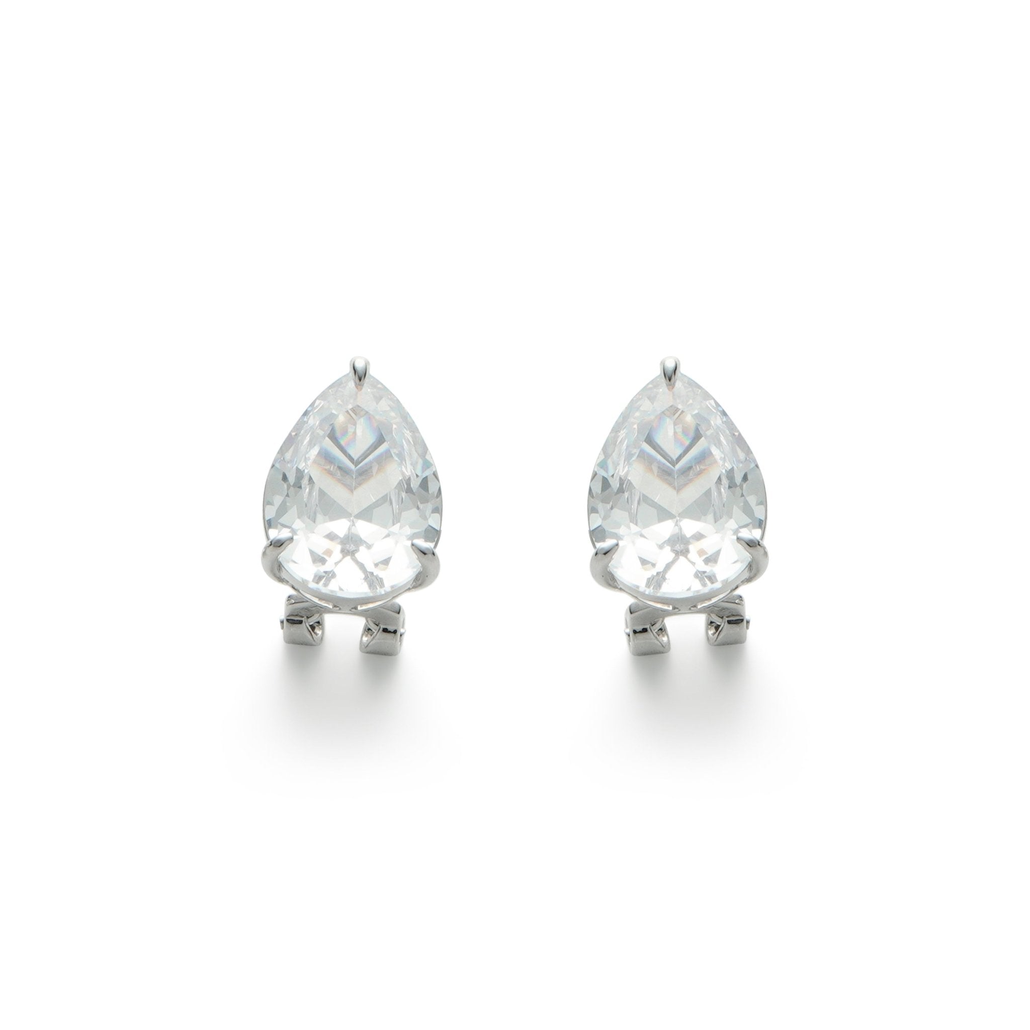 RSNY water drop shape diamond stud earrings - R2131A
