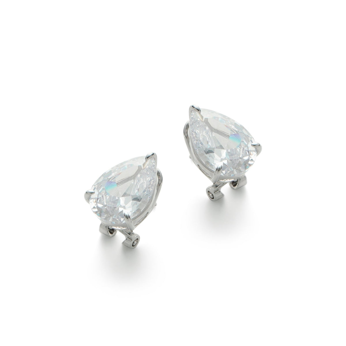 RSNY water drop shape diamond stud earrings - R2131A