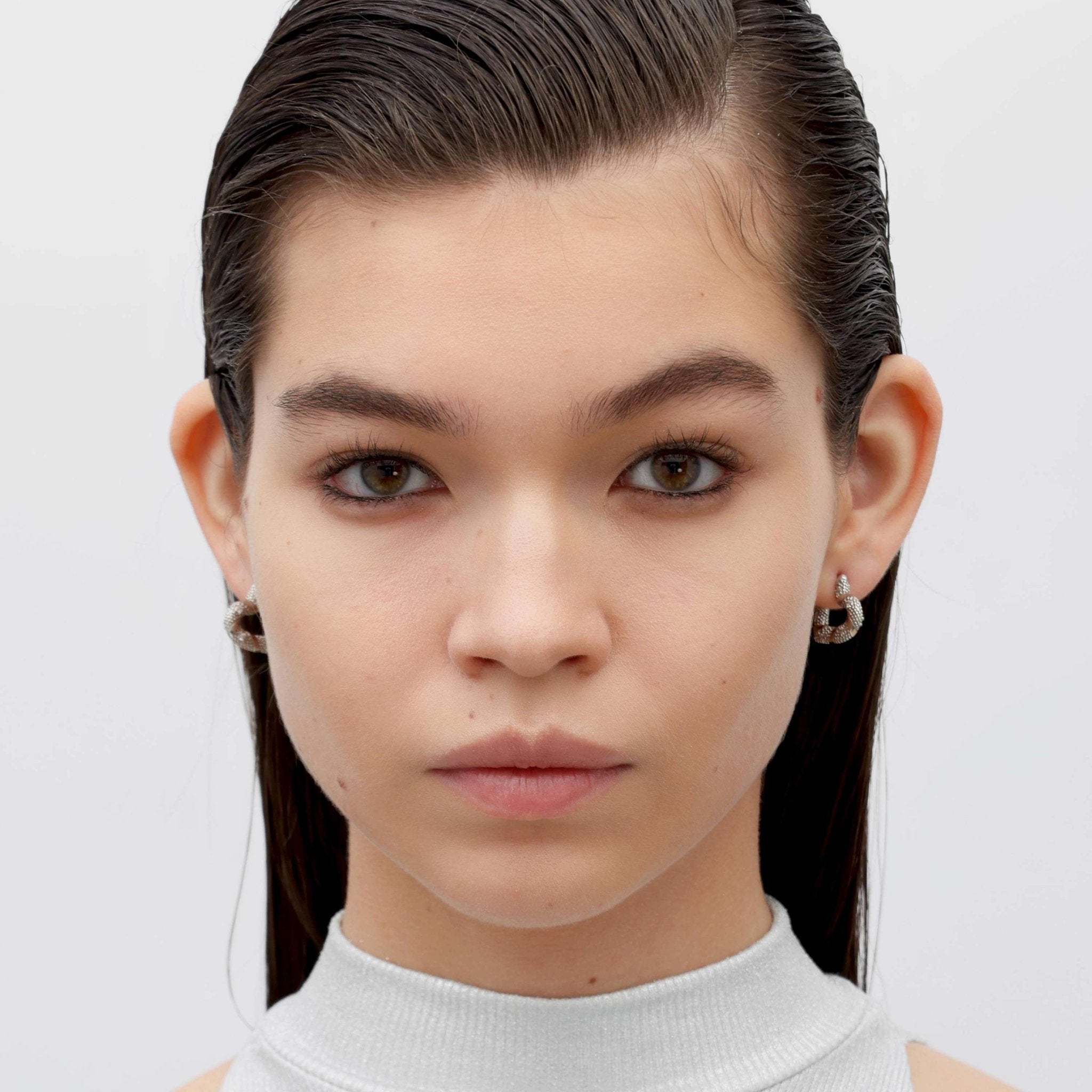 RSNY winding love stud earrings - R2185A