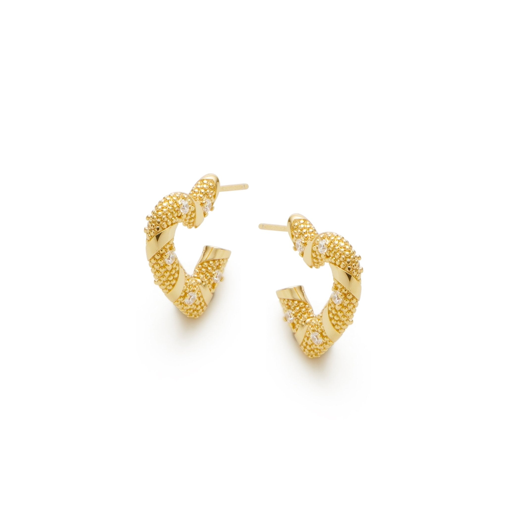 RSNY winding love stud earrings - R2185B