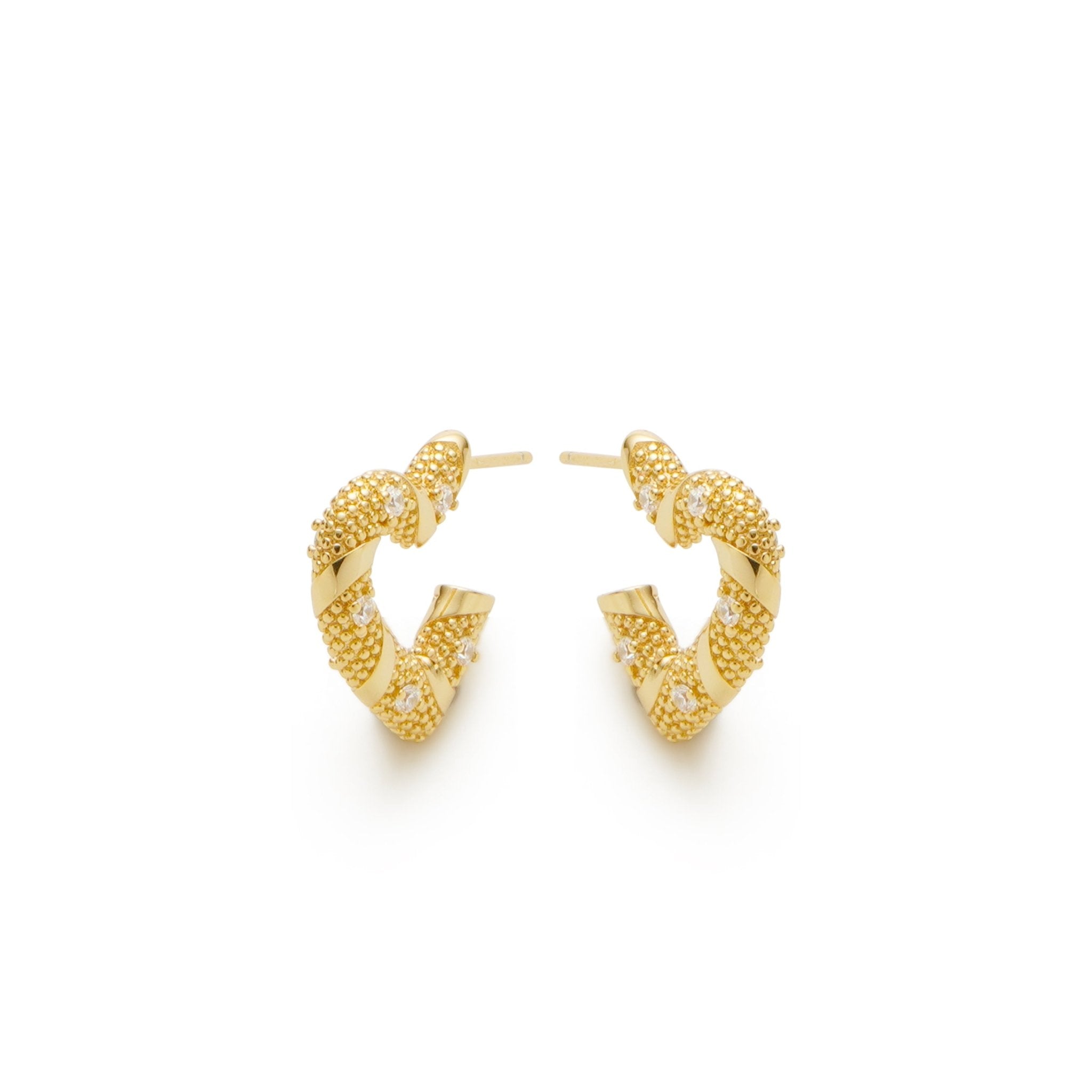 RSNY winding love stud earrings - R2185B