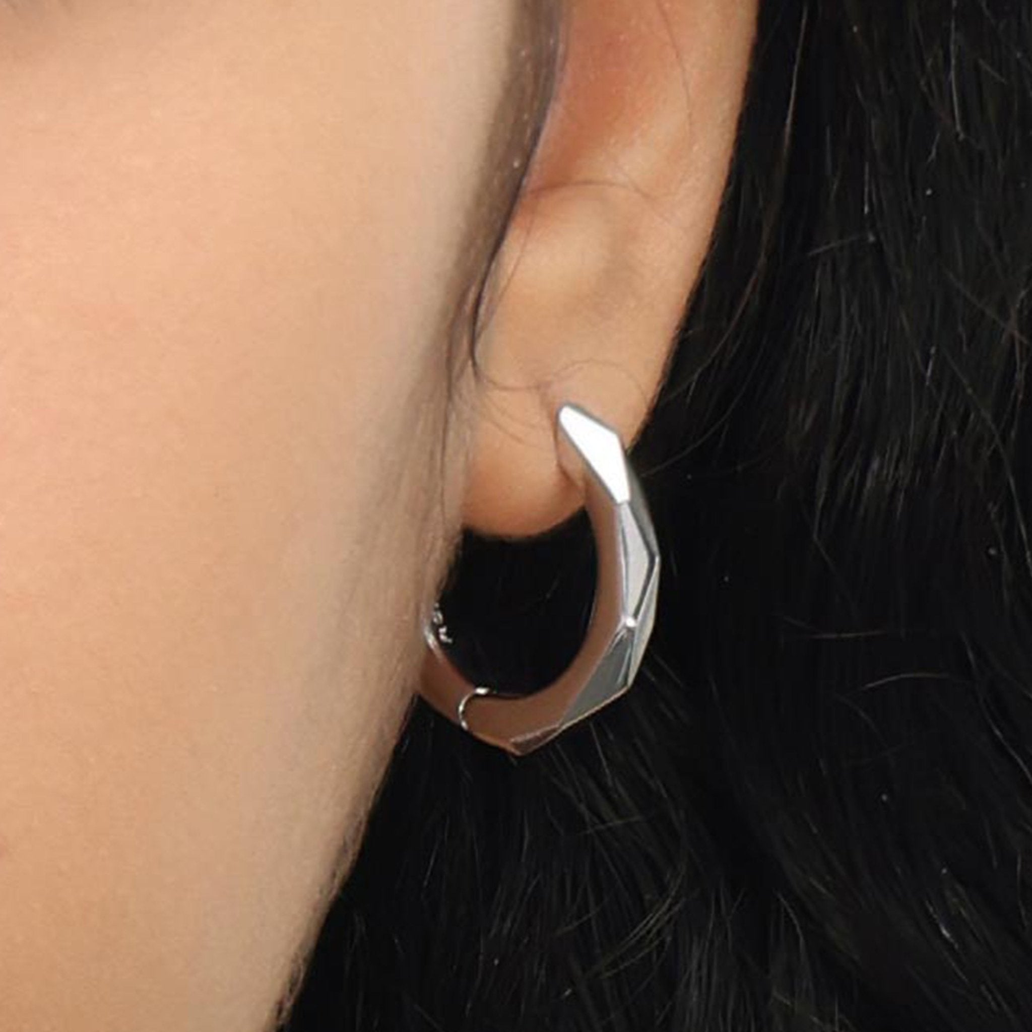 RSNYBasic diamond - cut earrings - R2076A