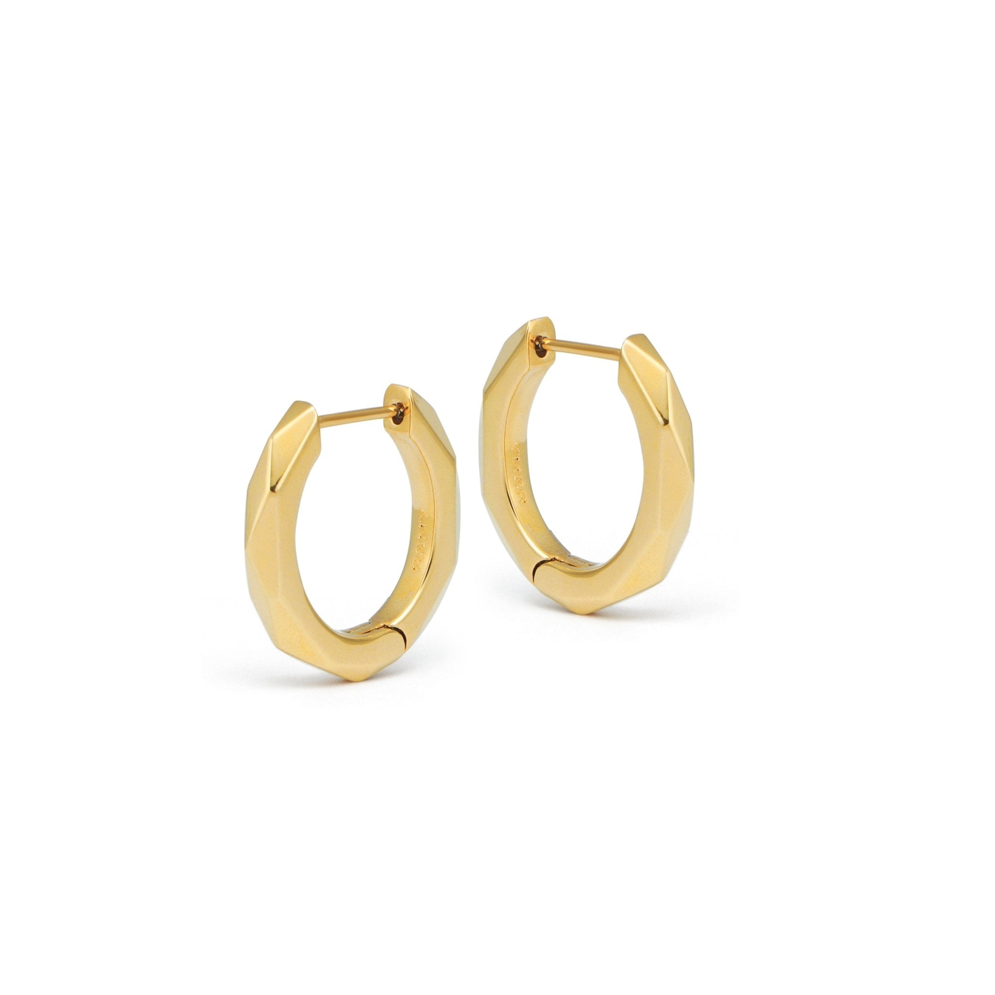 RSNYBasic diamond - cut earrings - R2076B