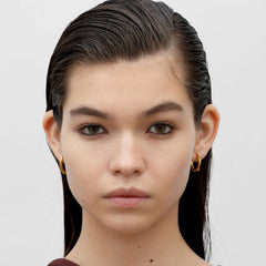 RSNYBasic diamond - cut earrings - R2076B