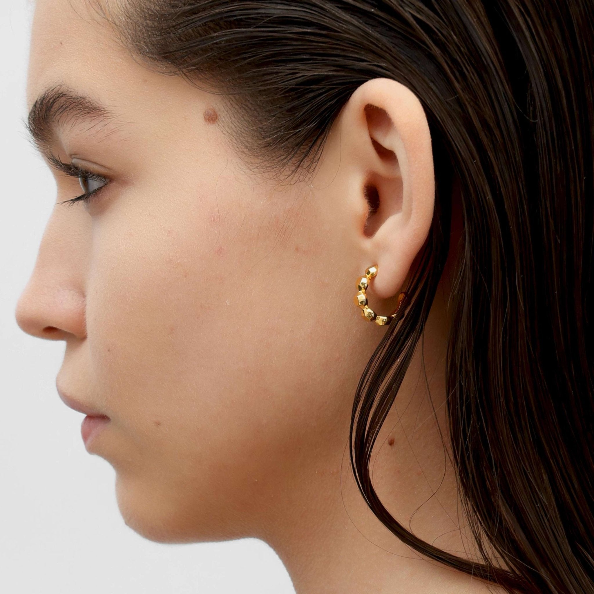 RSNYBasic round diamond earrings - R2069B