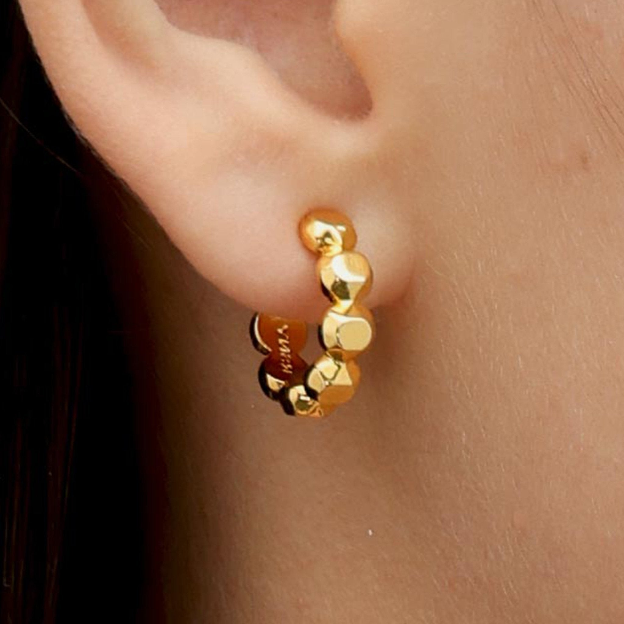 RSNYBasic round diamond earrings - R2069B